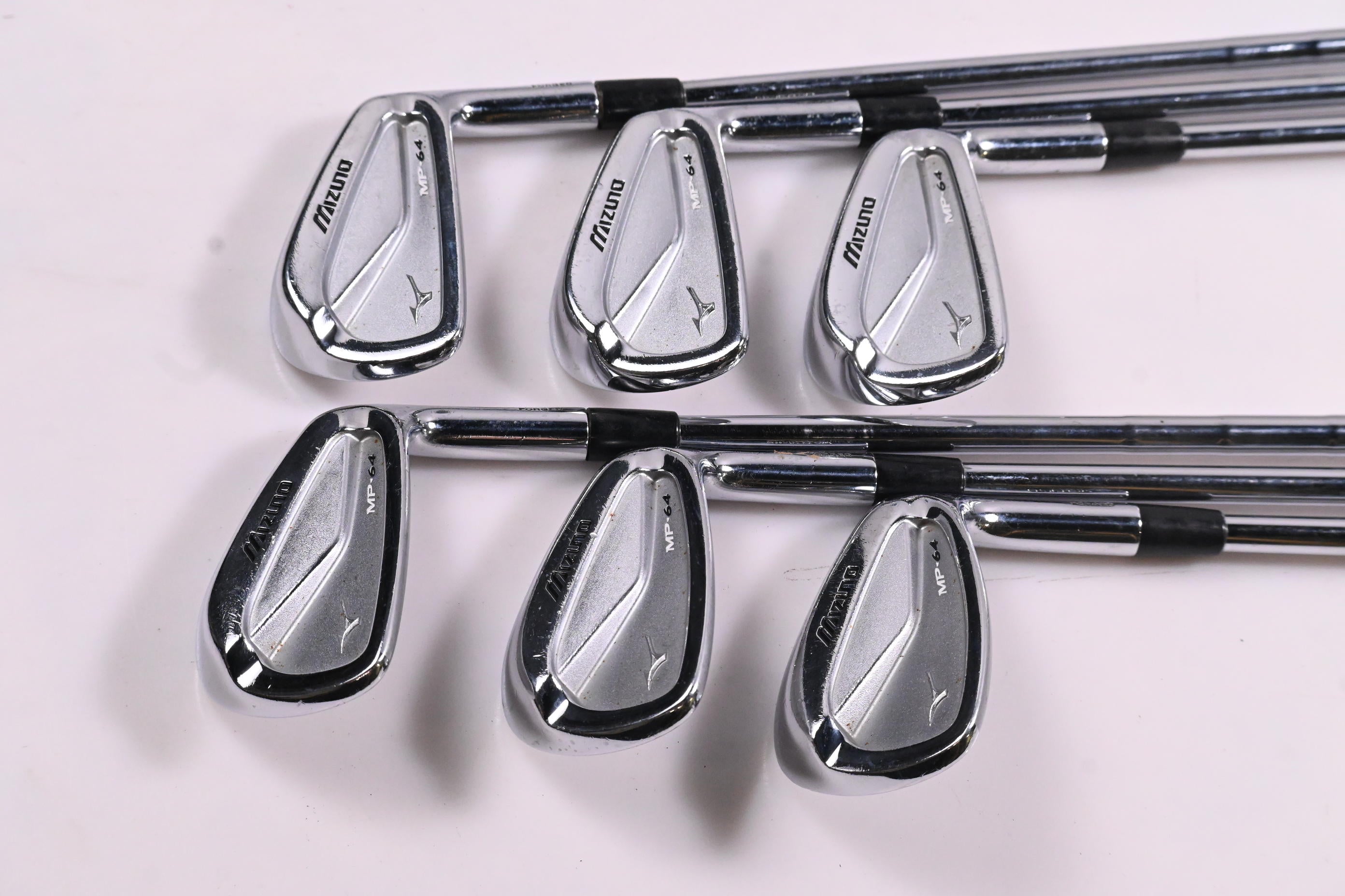 Mizuno MP-64 Irons / 5-PW / Stiff Flex Steel Shafts