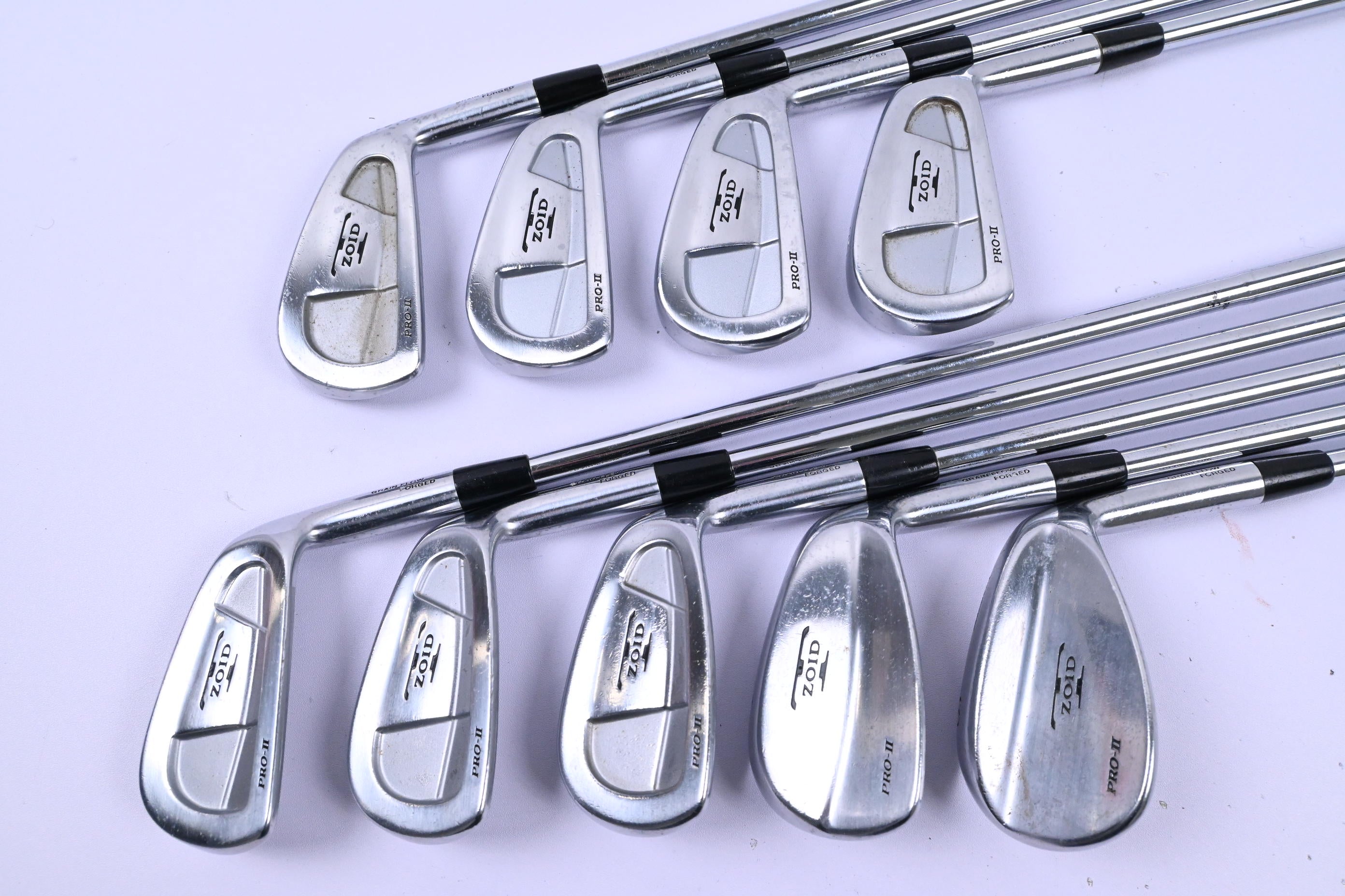 Mizuno T-Zoid Pro II Irons / 3-PW+SW / Regular Flex Dynamic Gold R400 Shafts
