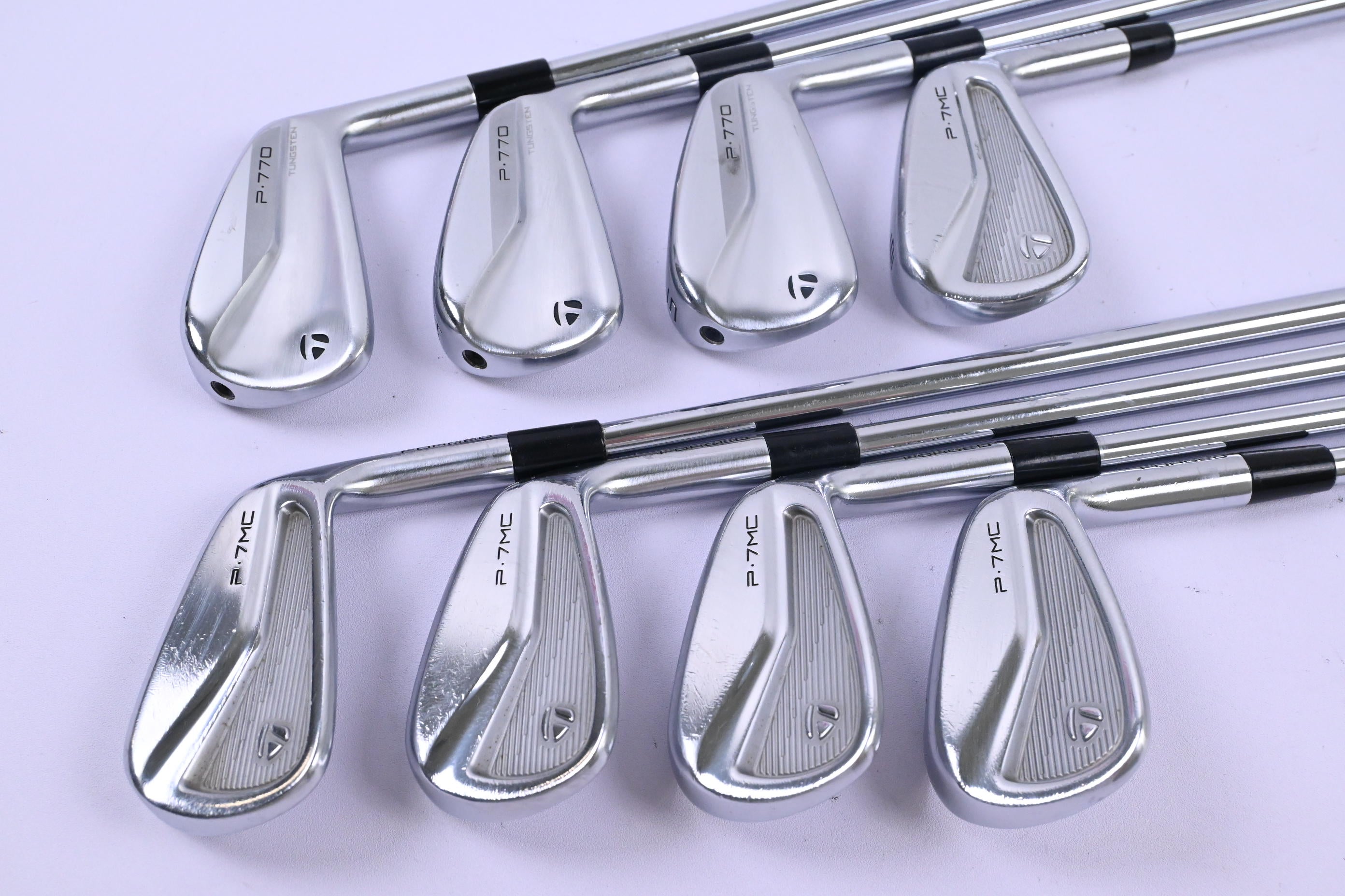 Taylormade P7MC/P770 2020 Combo Irons / 3-PW / X-Flex Project X Rifle Shafts