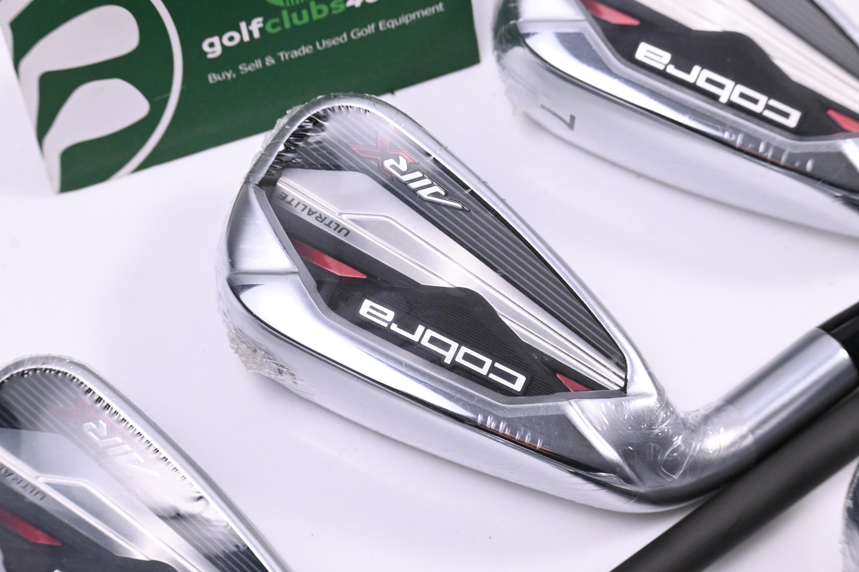 Left Hand Cobra Air-X Irons / 5-PW+SW / Regular Flex Cobra Ultralite 50 Shafts