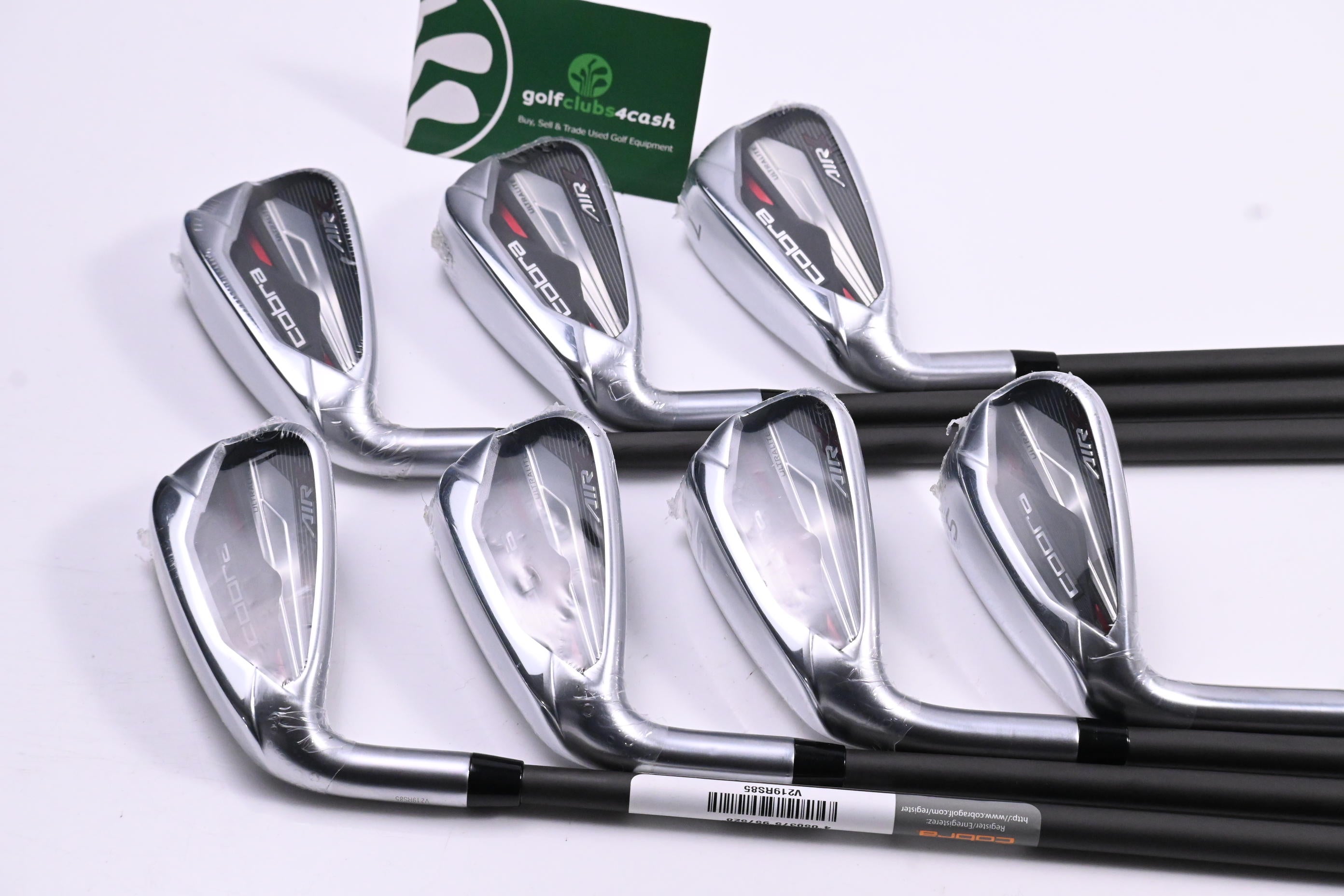 Left Hand Cobra Air-X Irons / 5-PW+SW / Regular Flex Cobra Ultralite 50 Shafts