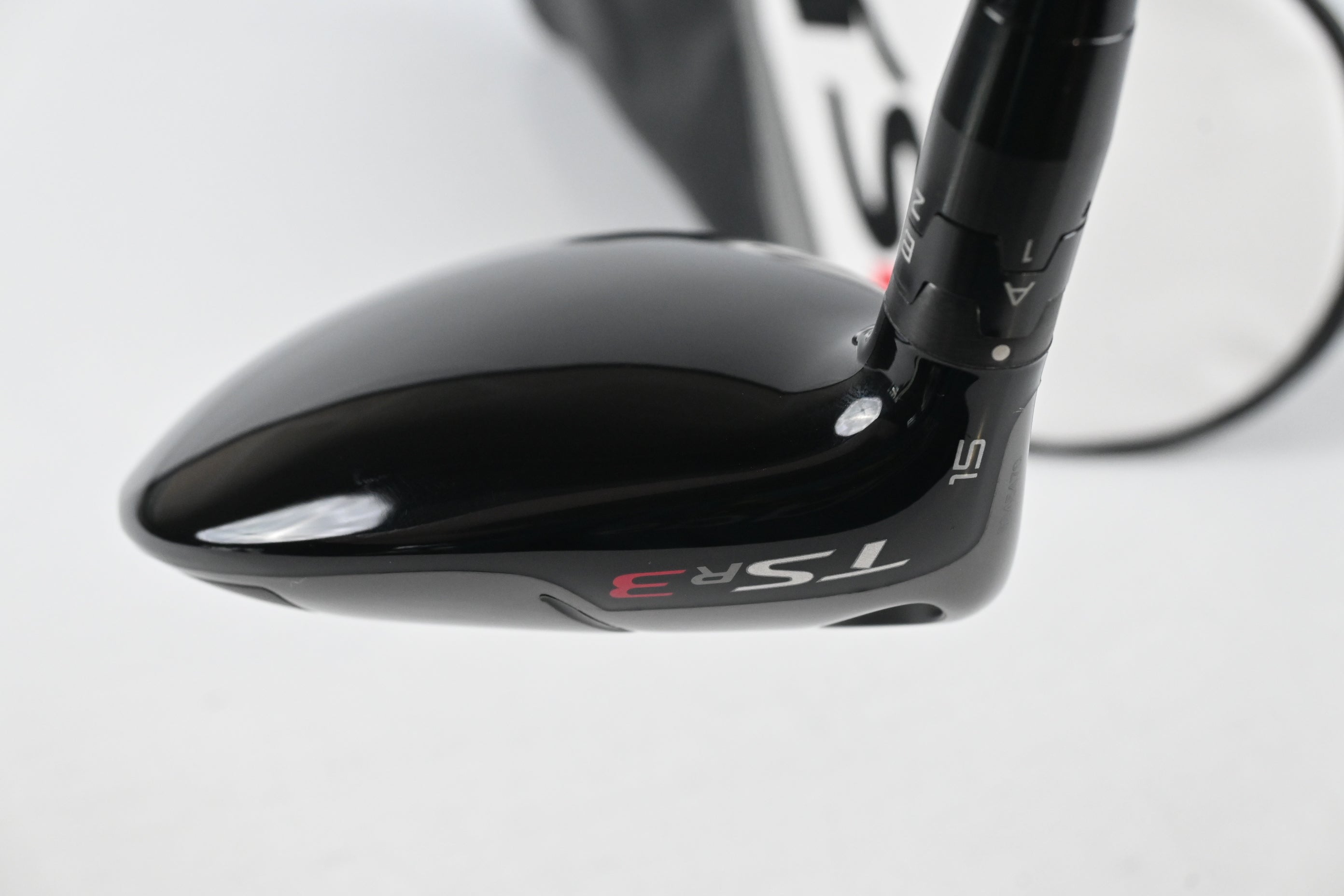 Left Hand Titleist TSR3 #3 Wood / 15 Degree / Stiff Flex Hzrdus CB Red 60 Shaft