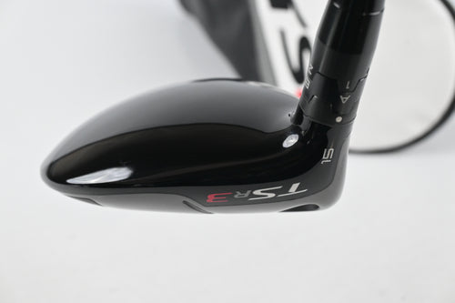 Left Hand Titleist TSR3 #3 Wood / 15 Degree / Stiff Flex Hzrdus CB Red 60 Shaft