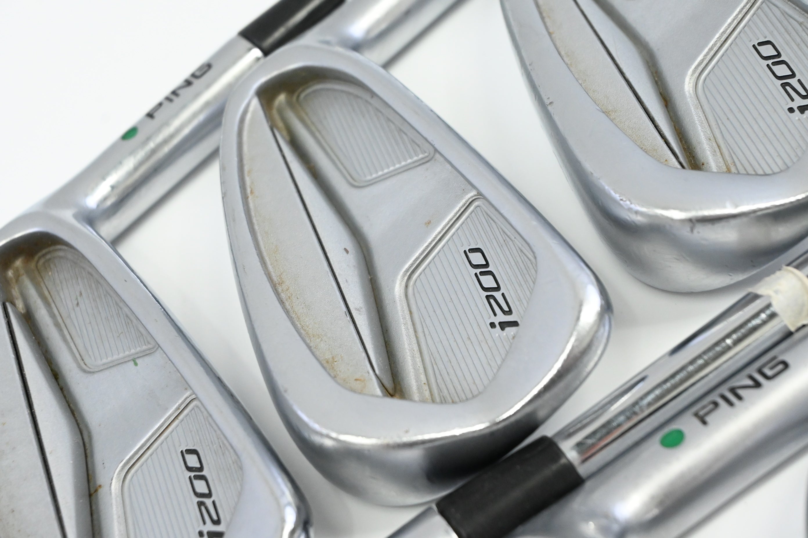 Ping i200 Irons / 3-PW / Green Dot / Stiff Flex NS Pro Modus3 Tour 105 Shafts