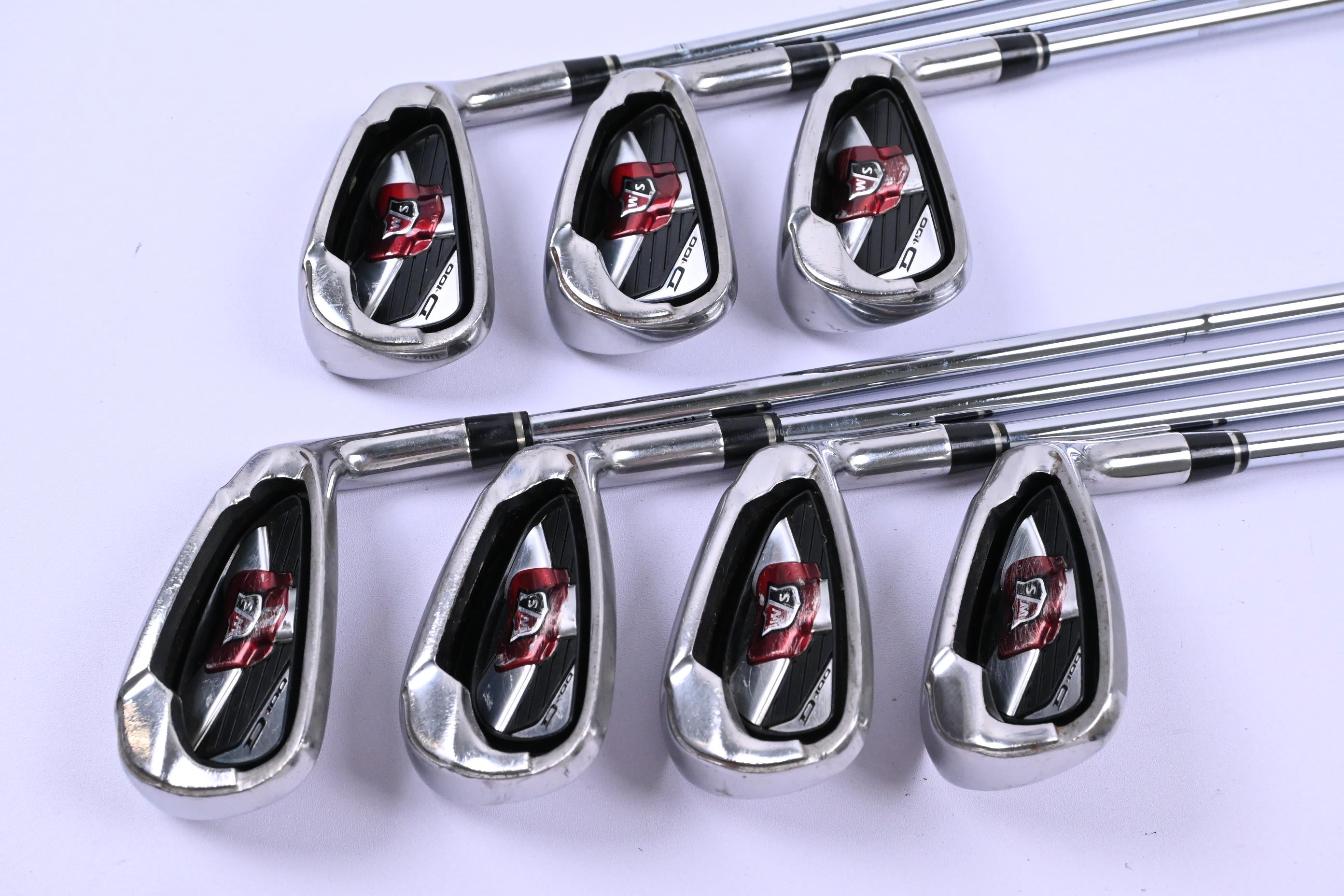 Wilson D100 Irons / 5-PW+SW / Uniflex True Temper Wilson Shafts