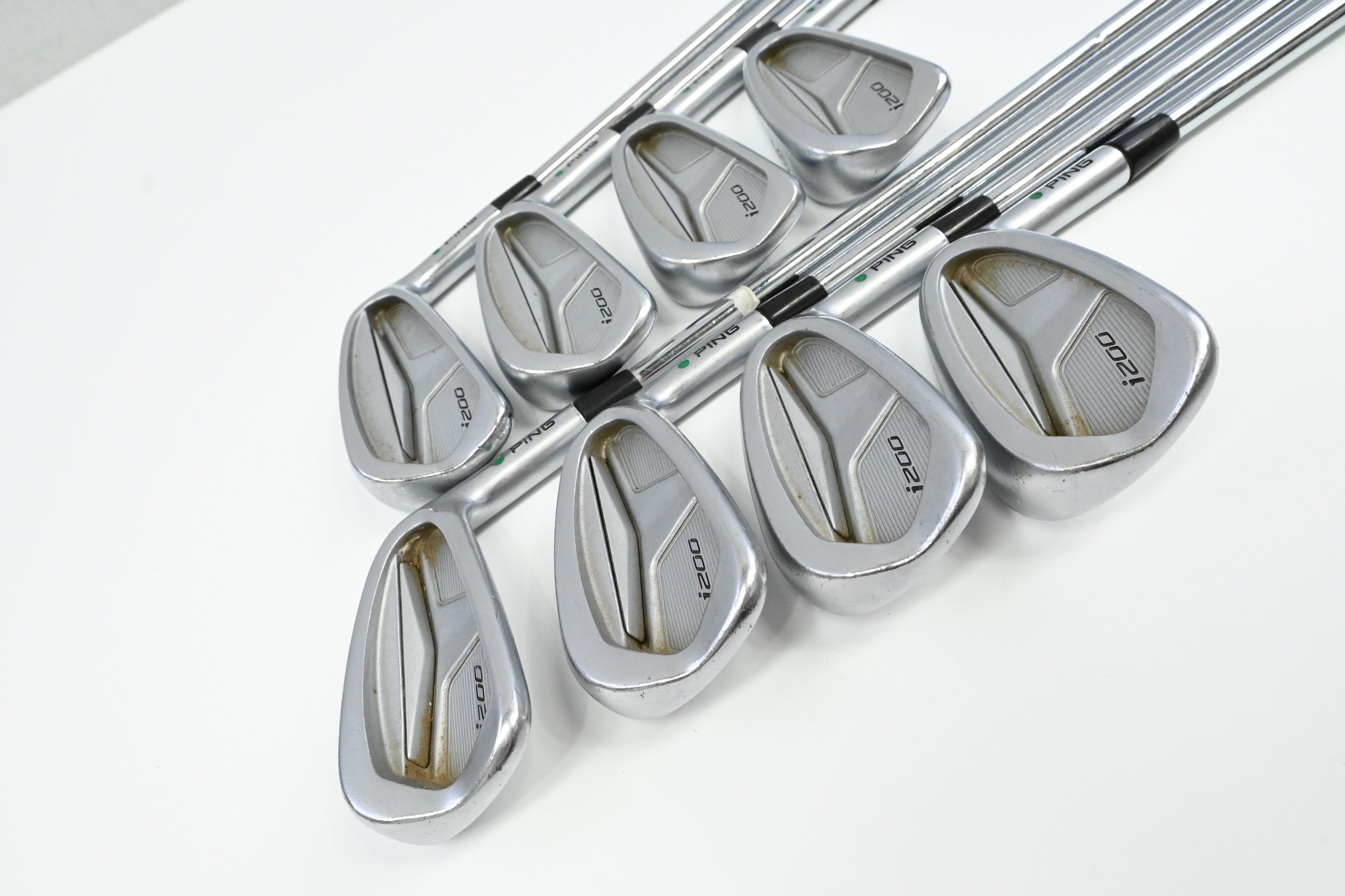 Ping i200 Irons / 3-PW / Green Dot / Stiff Flex NS Pro Modus3 Tour 105 Shafts
