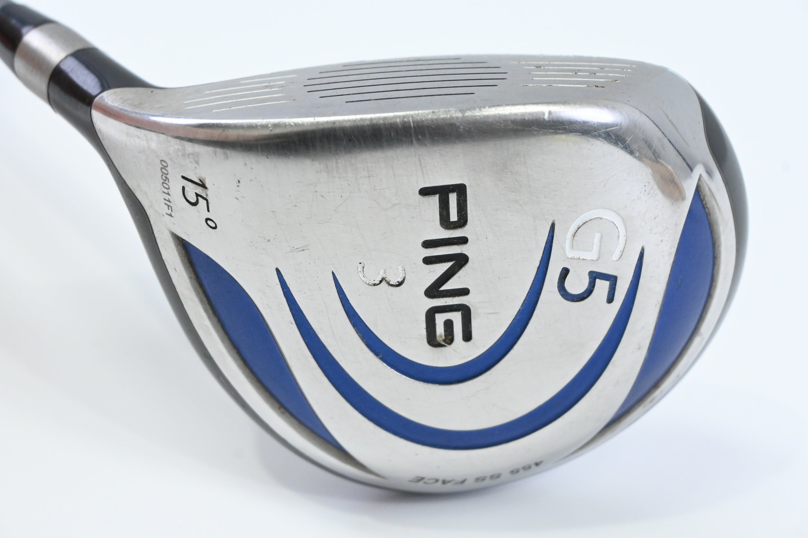 Left Hand Ping G5 #3 Wood / 15 Degree / Regular Flex Ping TFC 100 Shaft