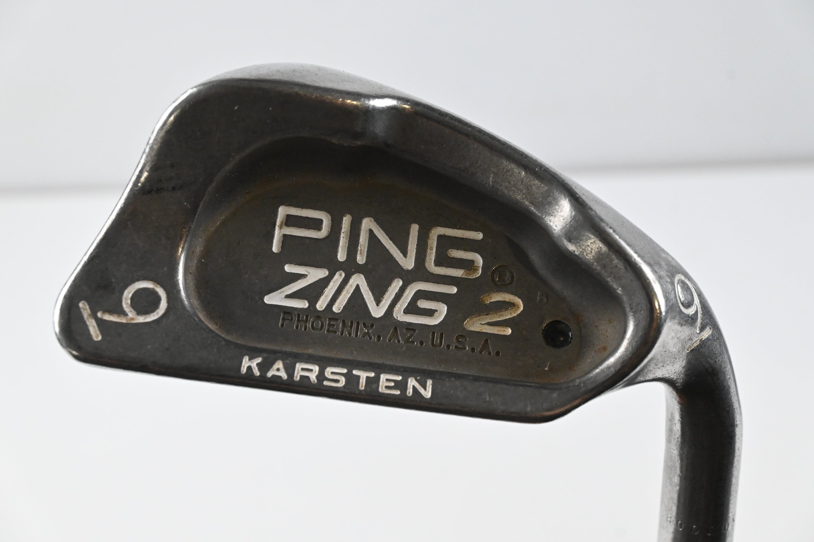 Ping Zing 2 #9 Iron / Black Dot / Stiff Flex Ping Karsten JZ Steel Shaft