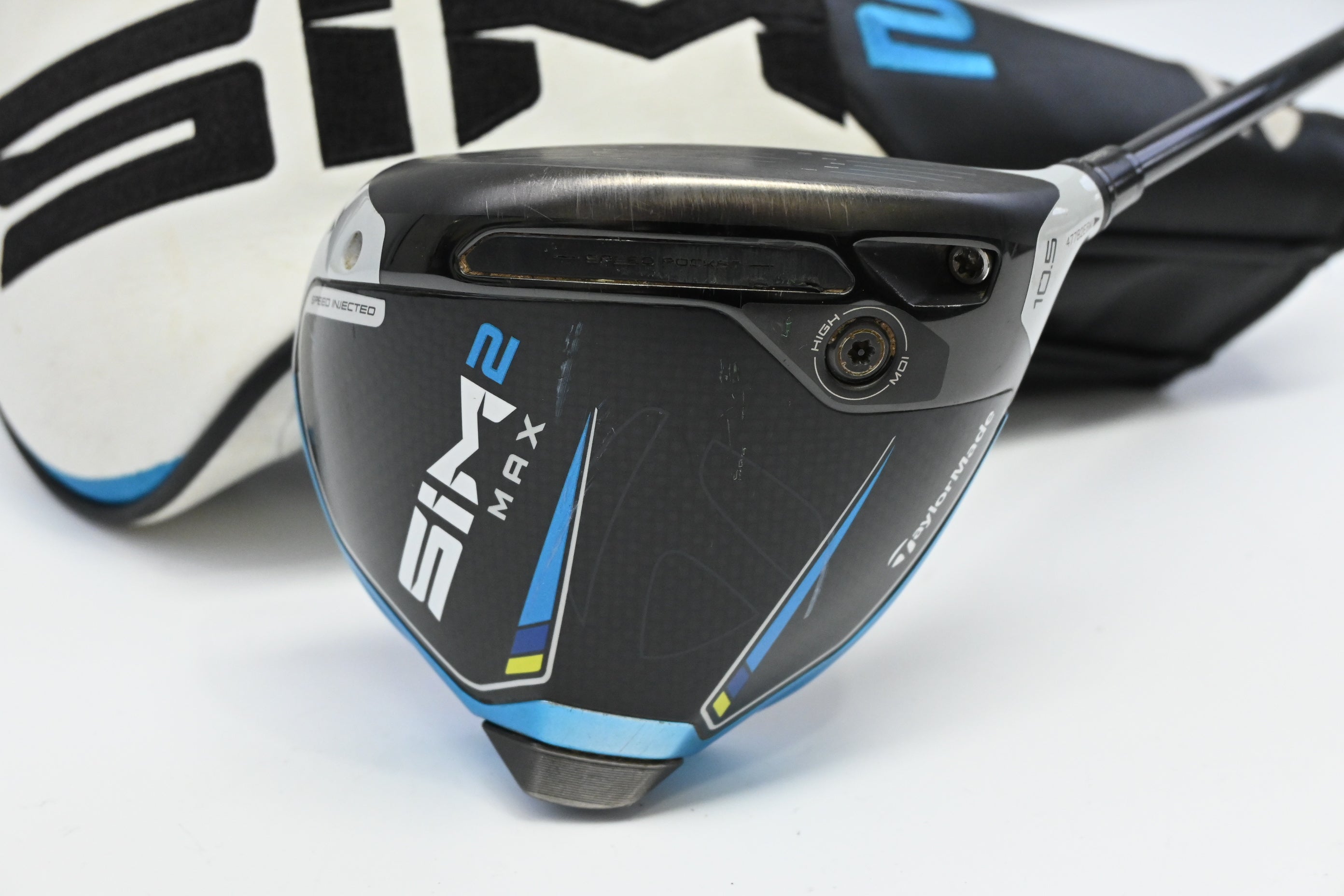 Taylormade SIM2 Max Driver / 10.5 Degree / Stiff Flex HZRDUS Smoke Black RDX 70