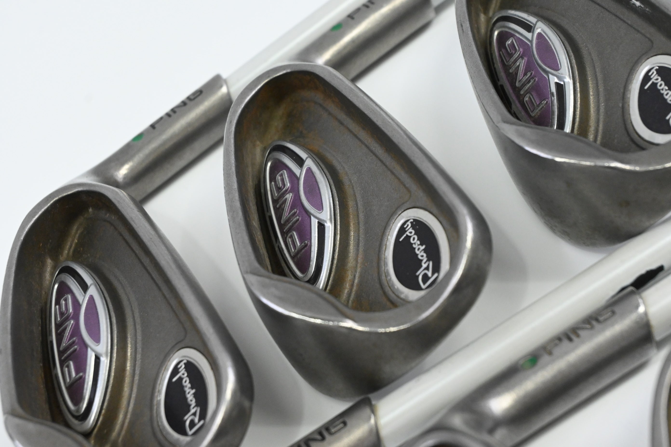 Ladies Ping Rhapsody Irons / 6-PW+SW / Green Dot / Ladies Flex Ping TFC 129