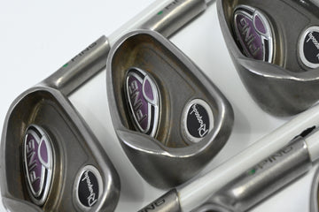 Ladies Ping Rhapsody Irons / 6-PW+SW / Green Dot / Ladies Flex Ping TFC 129
