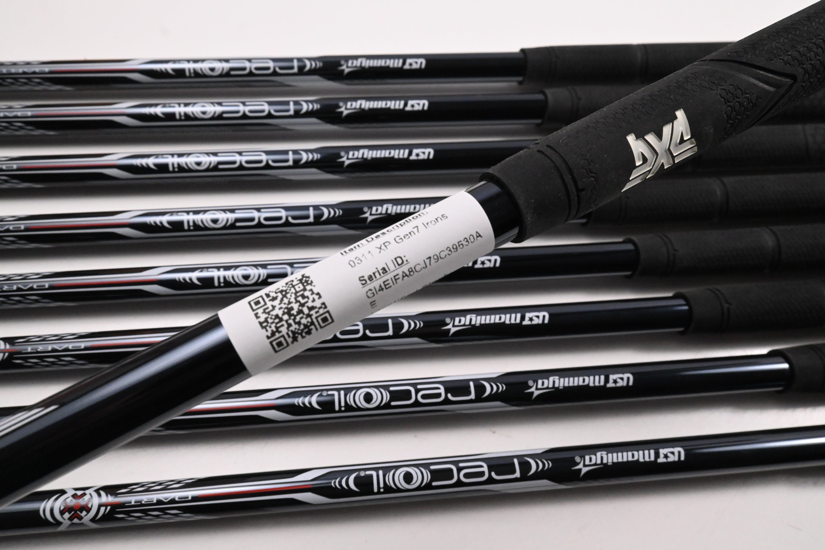 PXG 0311 XP Gen7 Irons / 4-PW+GW+SW / Stiff Flex UST Recoil Dart 75 Shafts