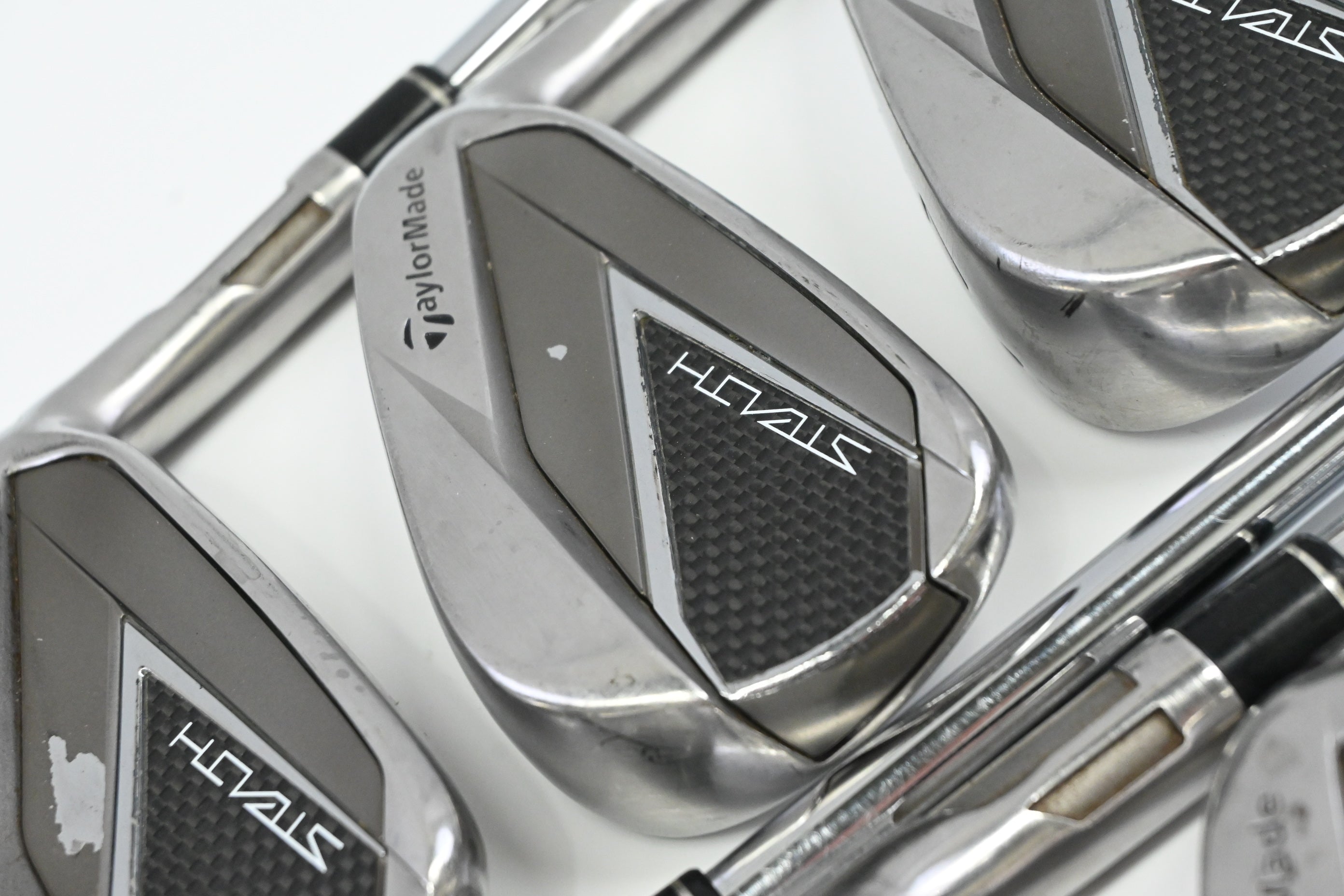 Taylormade Stealth Irons / 5-PW+SW / Stiff Flex KBS Max MT 85 Shafts