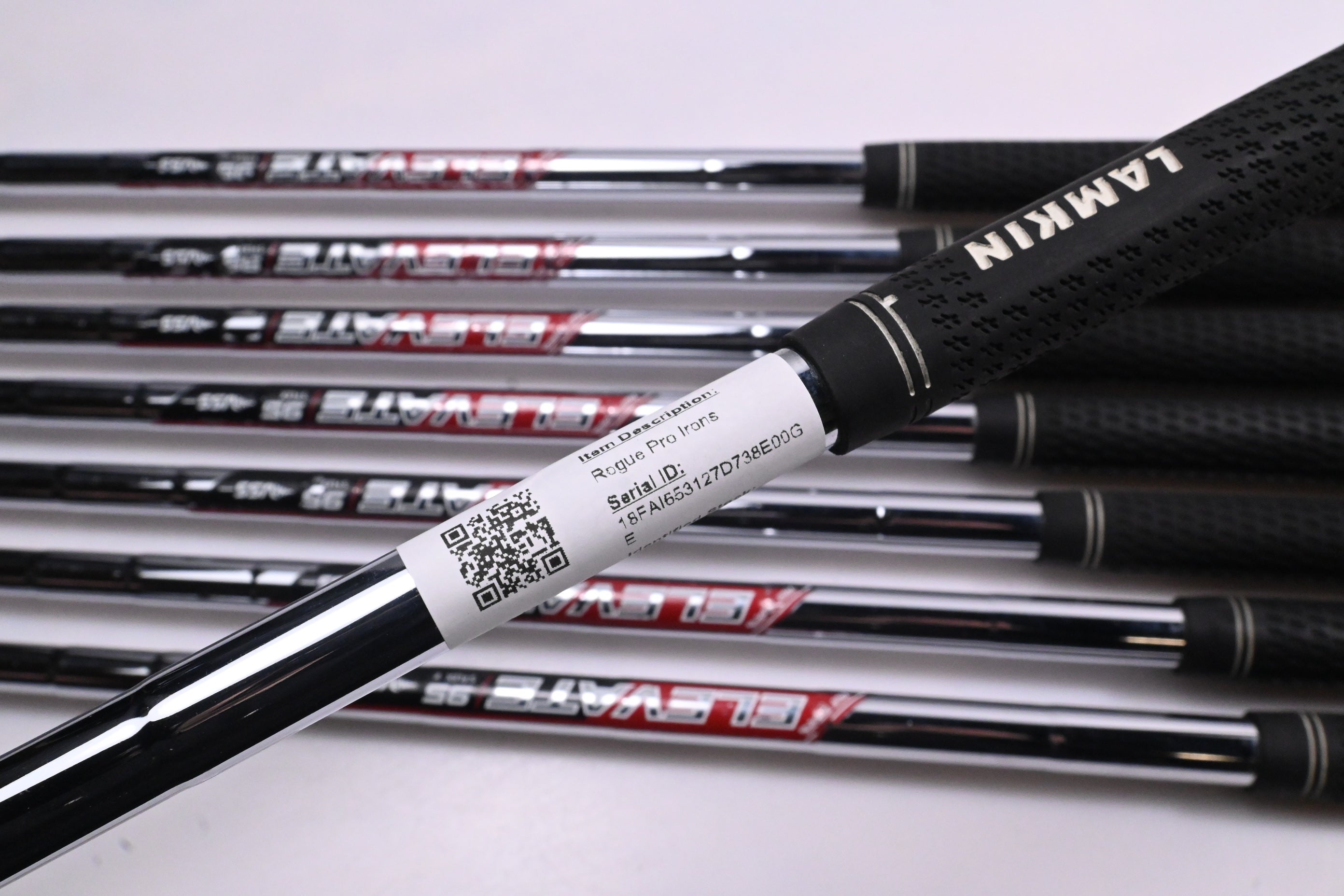 Callaway Rogue Pro Irons / 4-PW+GW / Stiff Flex Elevate 95 Shafts