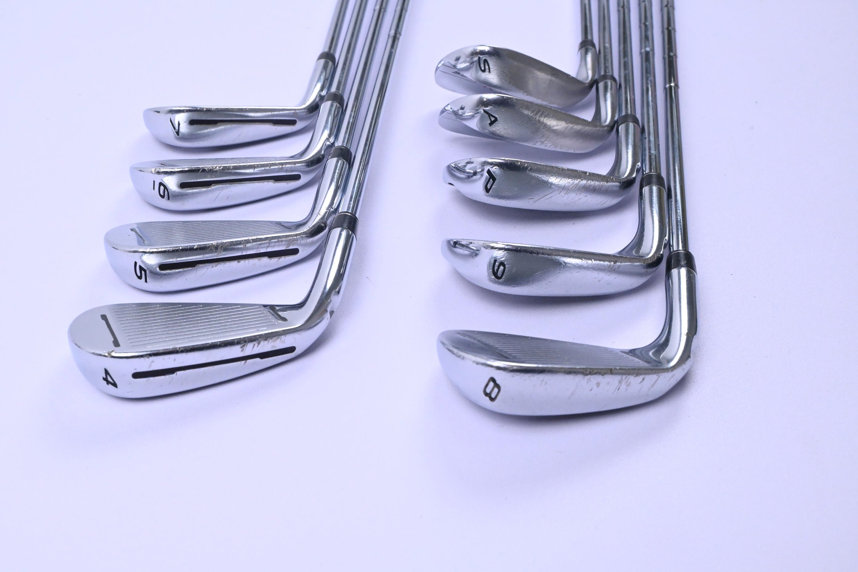 Taylormade RSi1 Irons / 4-PW+GW+SW / Regular Flex Dynamic Gold R300 Shafts
