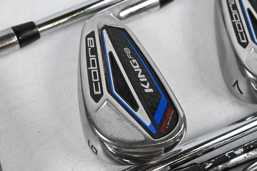 Cobra King F8 One Length Irons / 5-PW+GW / Regular Flex One Flighted Shafts