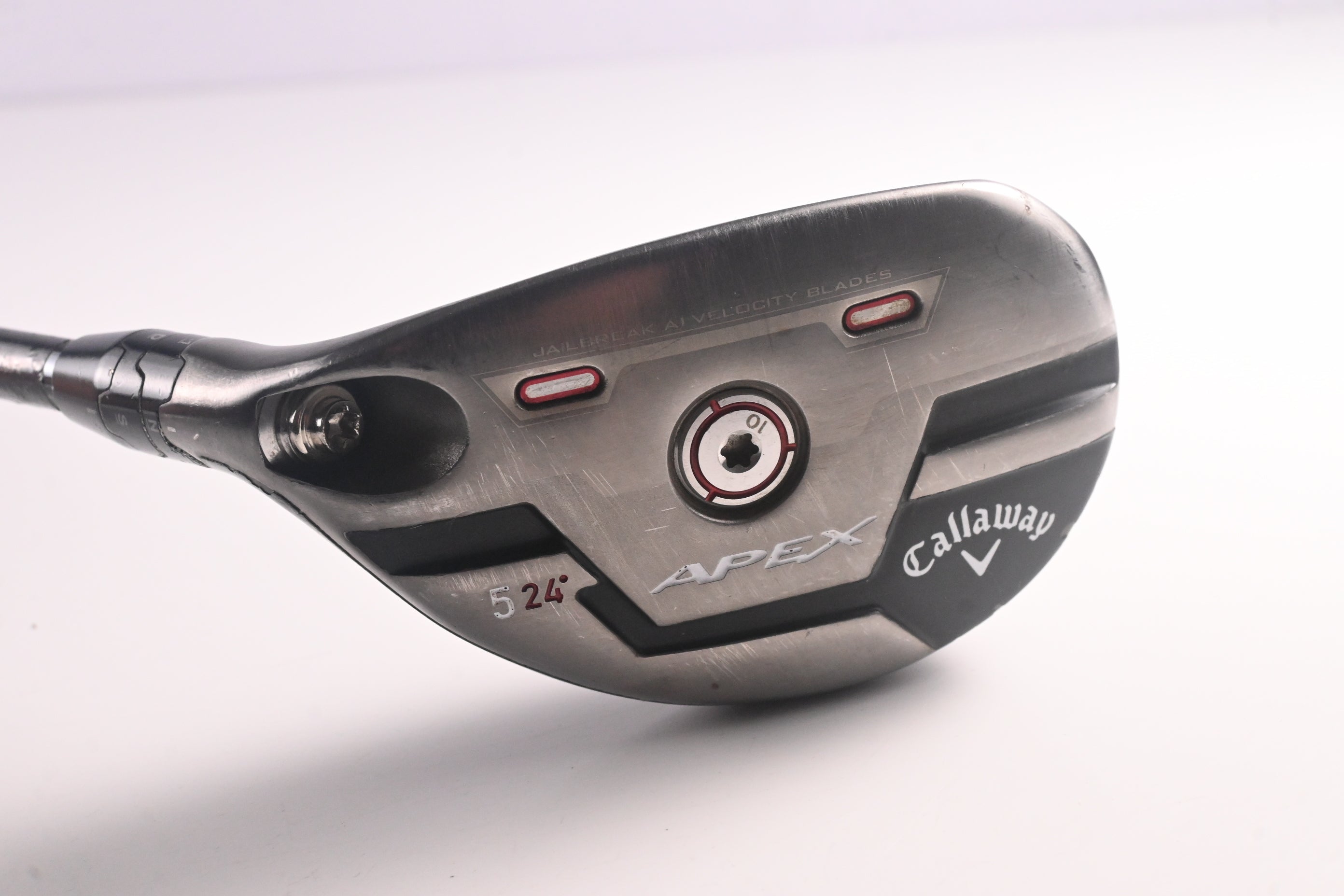 Left Hand Callaway Apex 21 #5 Hybrid / 24 Degree / Regular Flex UST Recoil DART