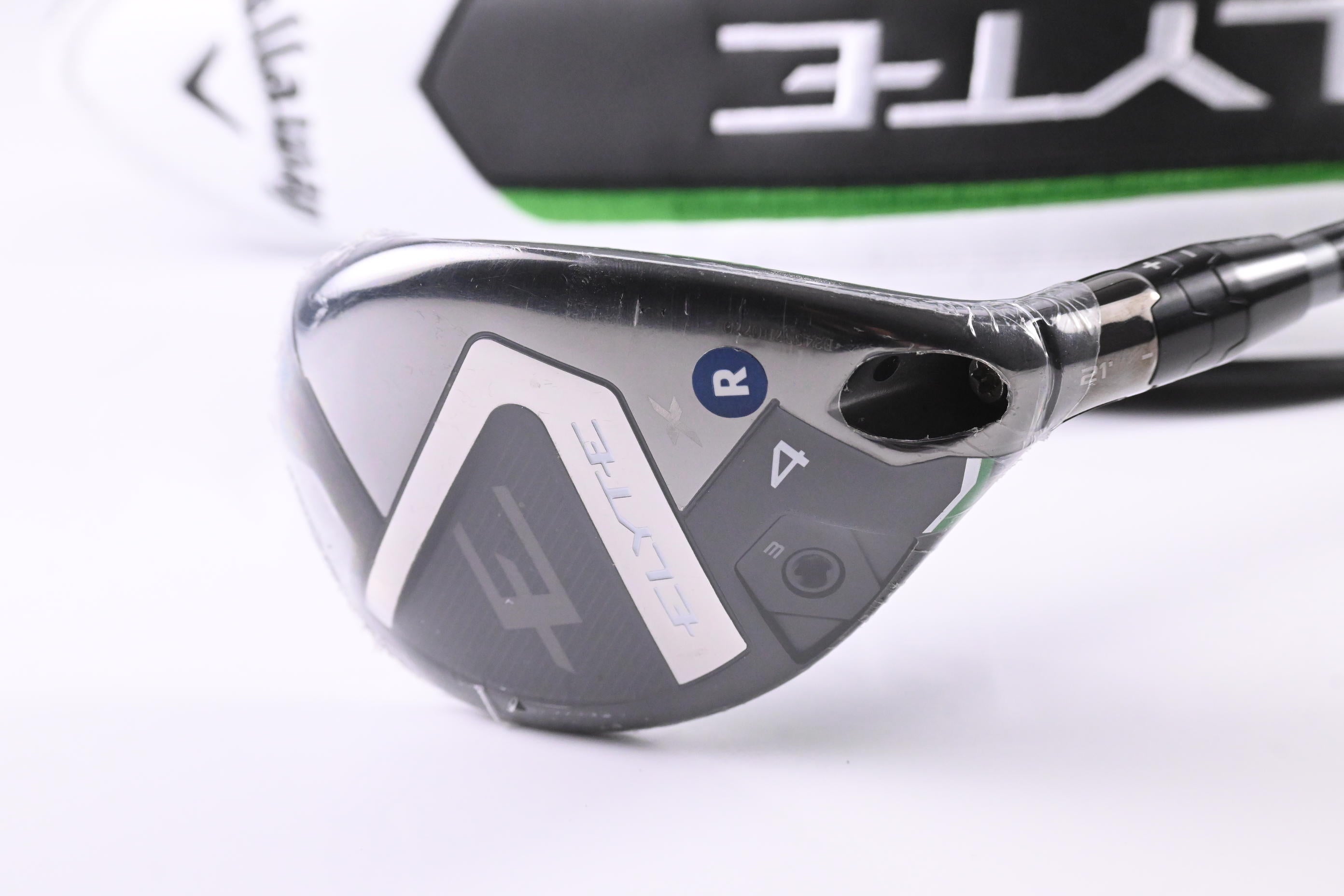 Callaway Elyte X #4 Hybrid / 21 Degree / Regular Flex Denali Charcoal 60 Shaft