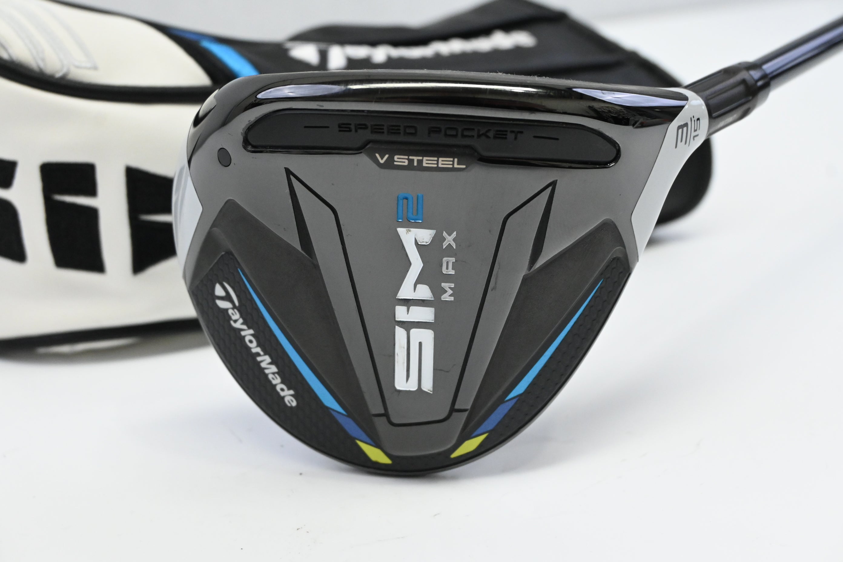 Taylormade SIM2 Max #3 Wood / 15 degree / Regular Flex Fujikura Ventus Blue 5