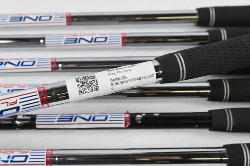 Cobra King F8 One Length Irons / 5-PW+GW / Regular Flex One Flighted Shafts