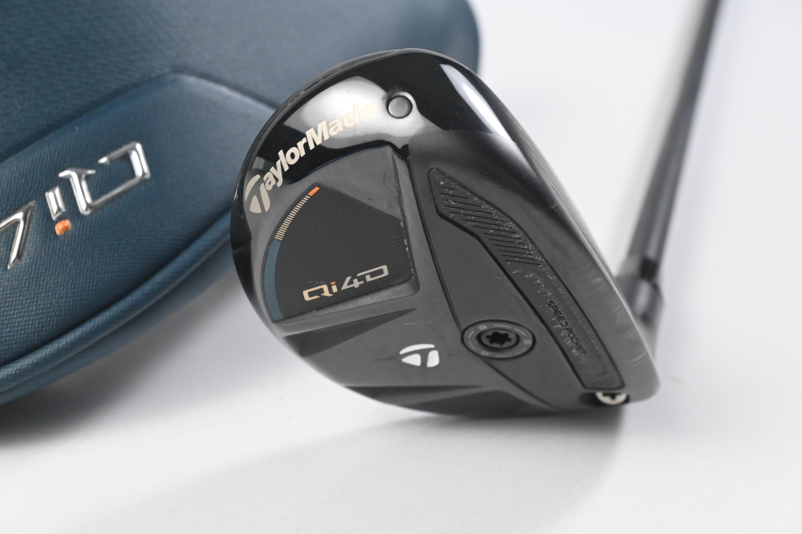 Taylormade Qi4D #3 Hybrid / 19 Degree / Stiff Flex REAX By KBS White 75 Shaft