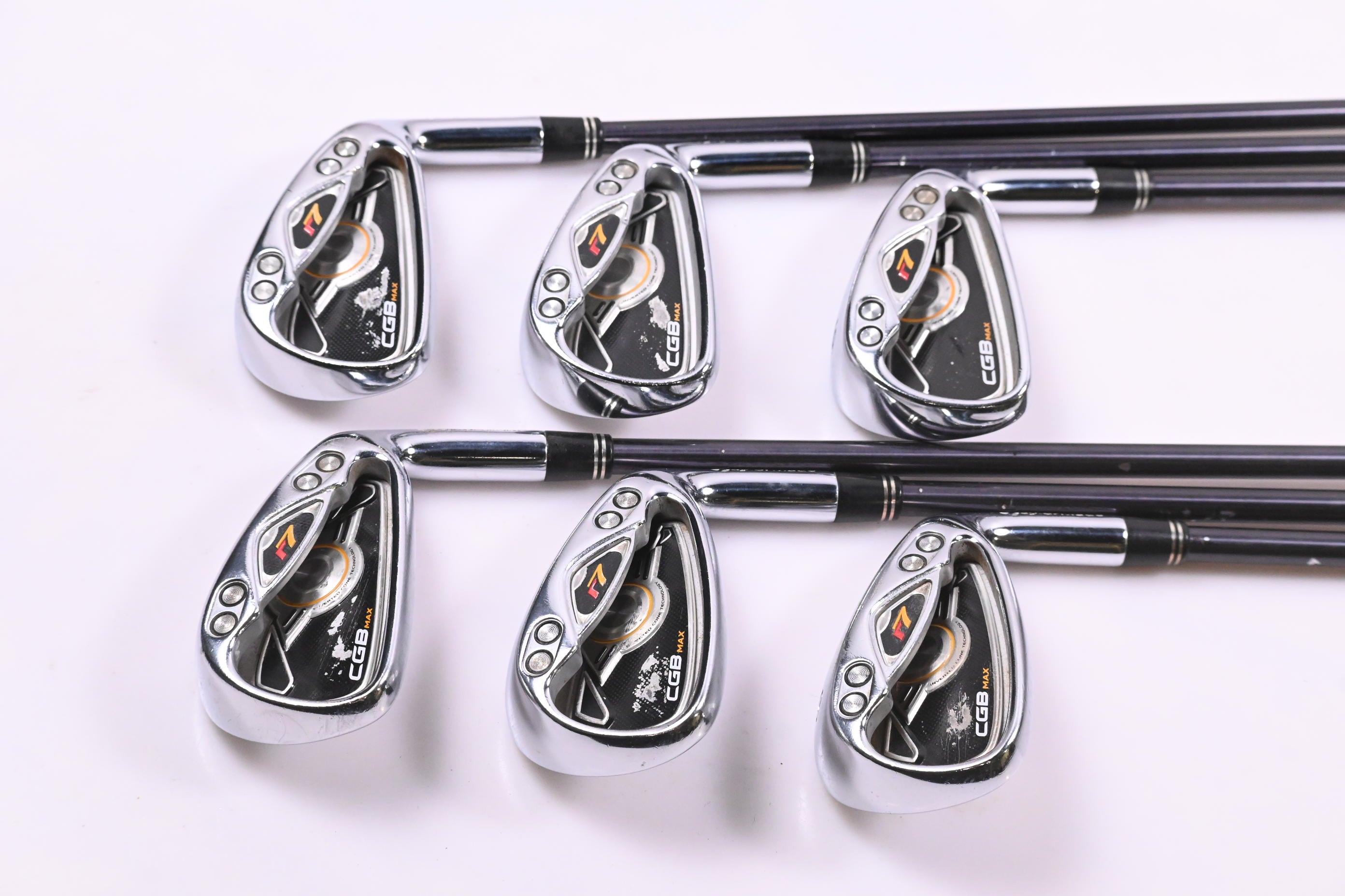 Taylormade R7 CGB Max Irons / 4-9i / Regular Flex Taylormade Reax 90 Shafts