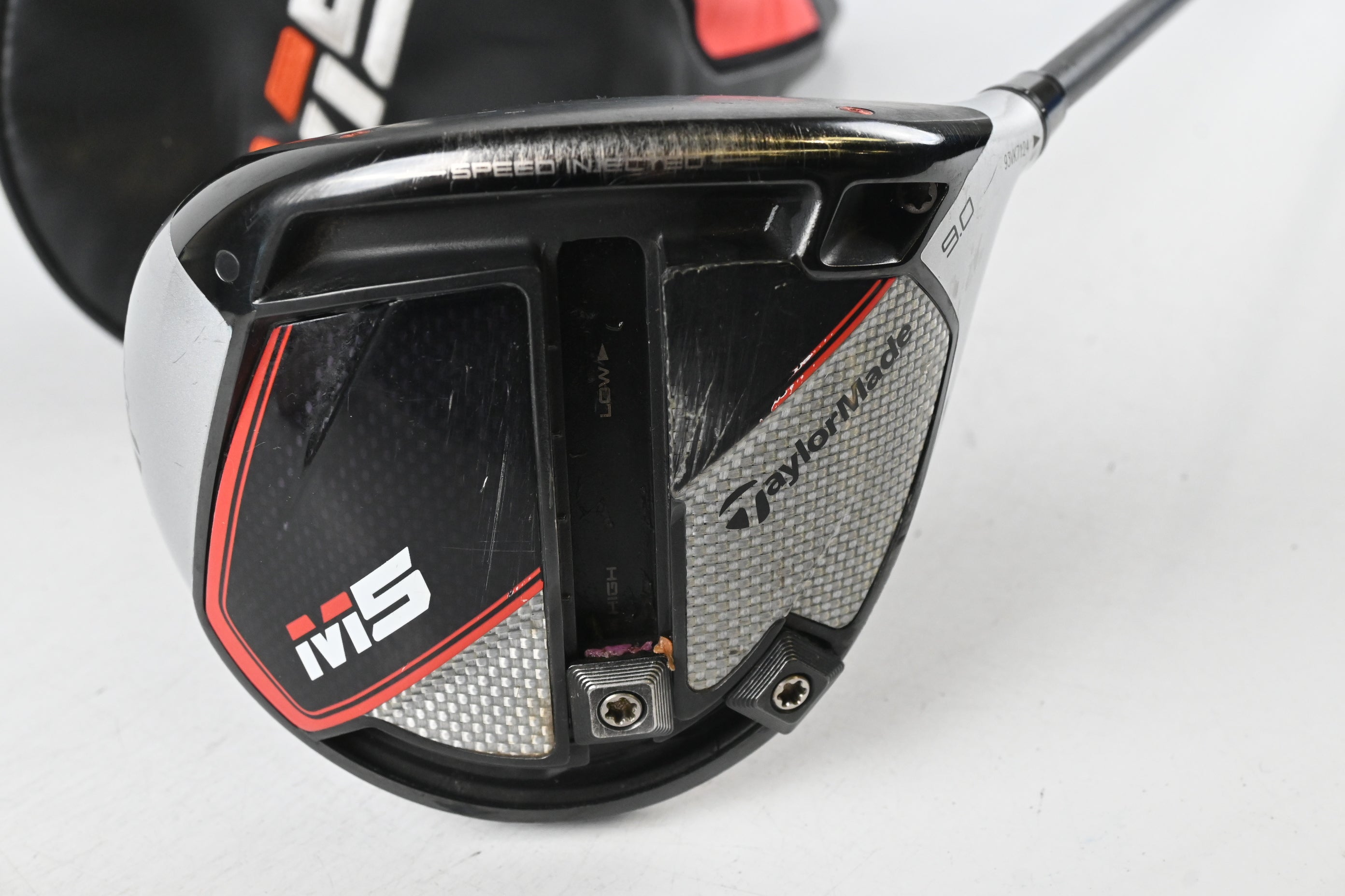 Taylormade M5 Driver / 9 Degree / Stiff Flex Hzrdus Yellow 63 Shaft