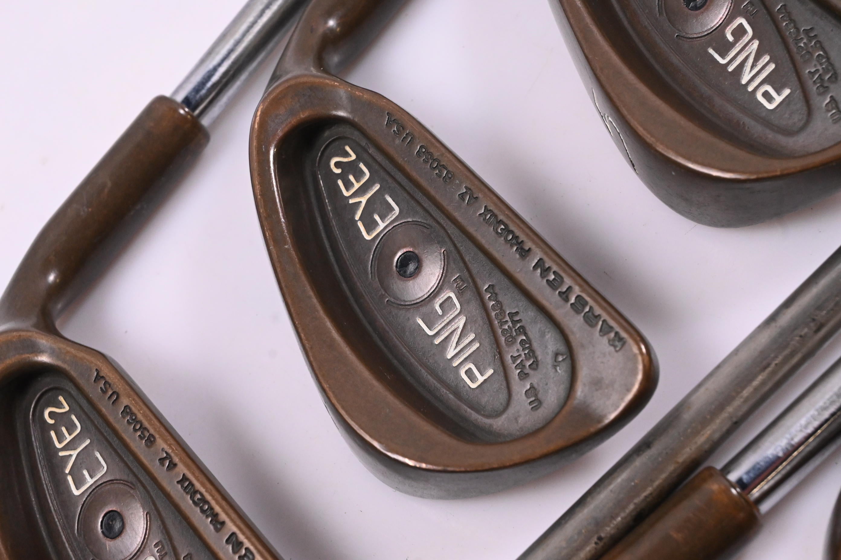 Ping Eye 2 BeCu Irons / 3-PW+SW / Black Dot / Stiff Flex Steel Shafts