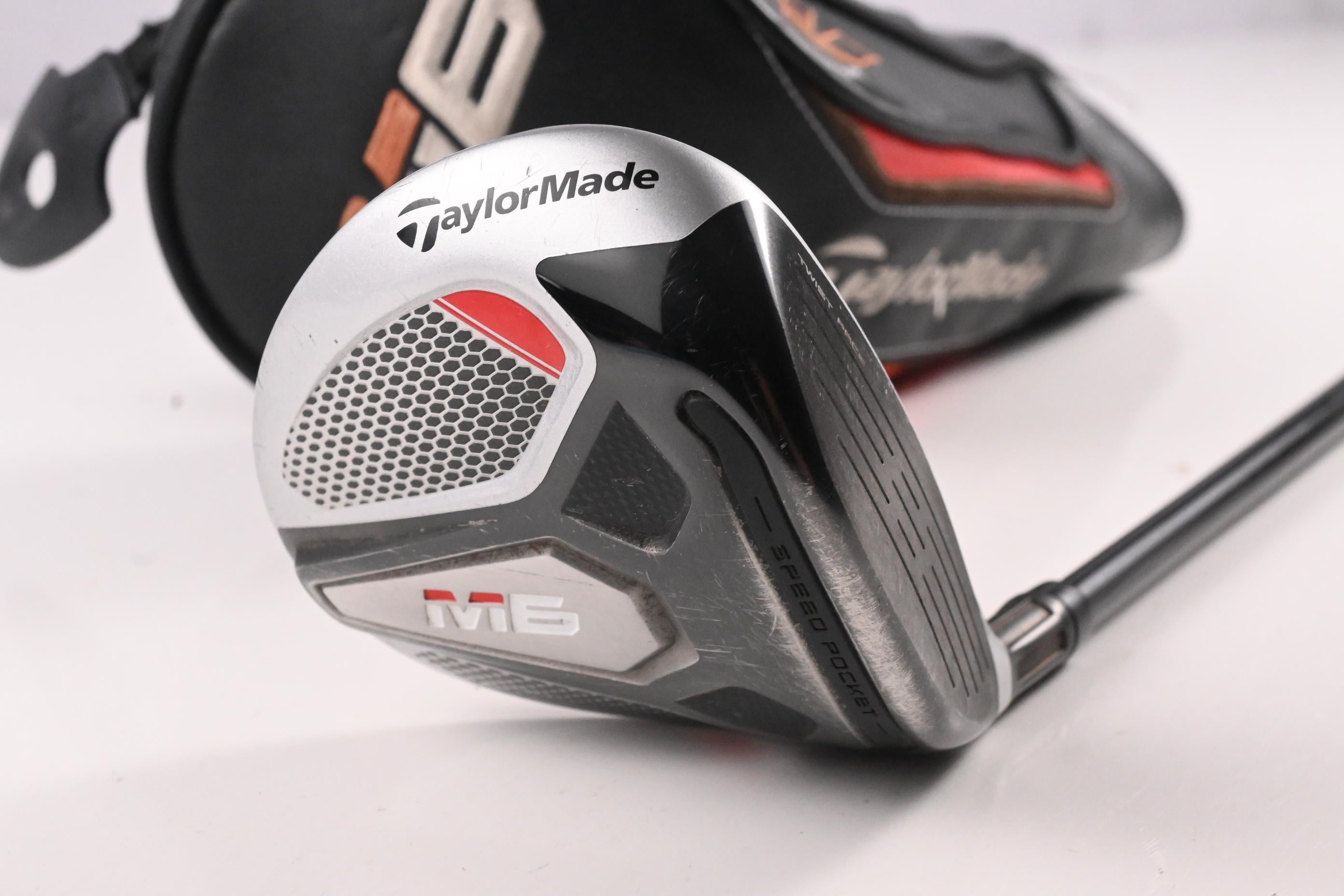 Taylormade M6 #3 Wood / 15 Degree / Regular Flex Fujikura Atmos Orange 5 Shaft