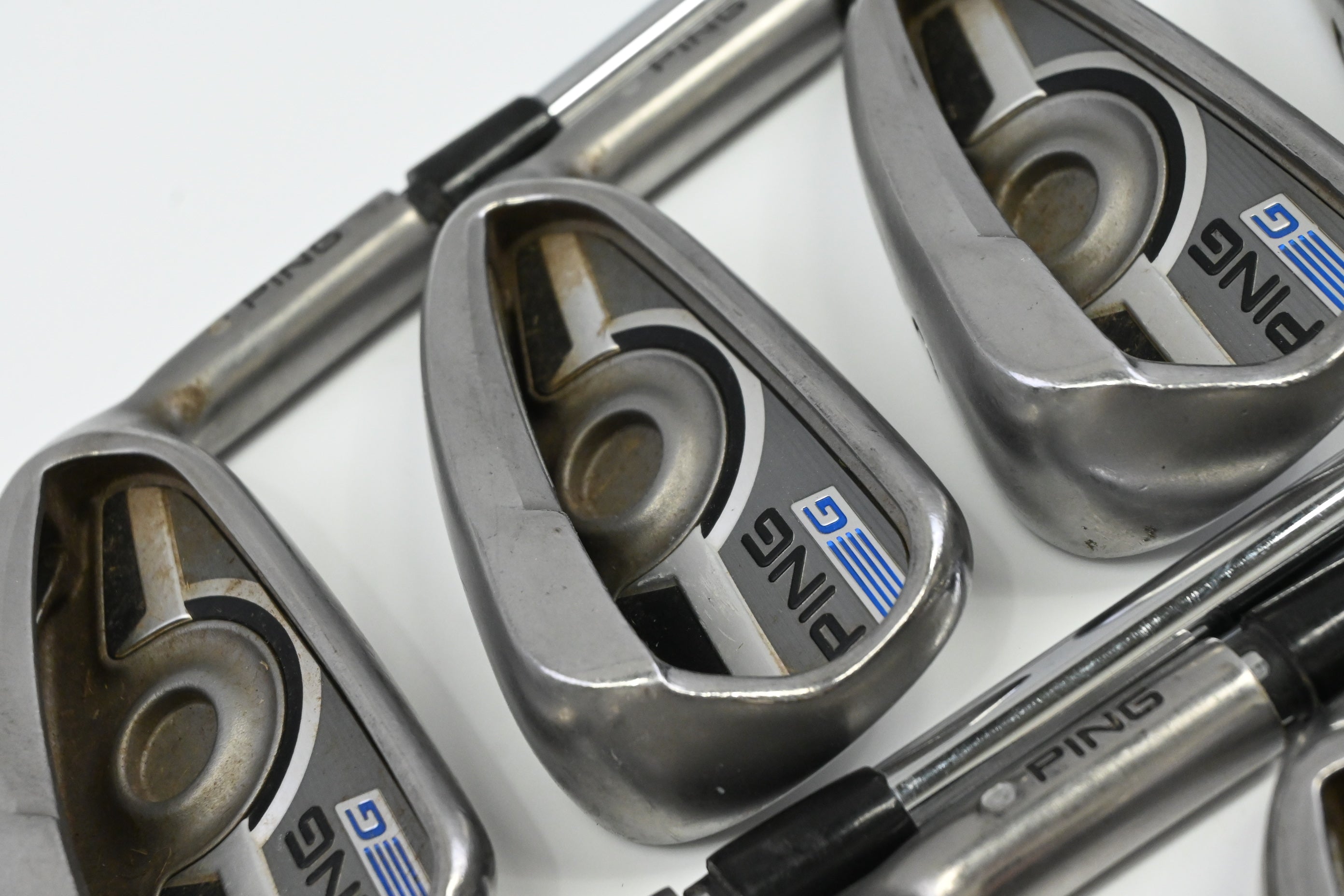 Ping G Series Irons / 4-PW+SW / Silver Dot / Regular Flex Ping CFS Distance