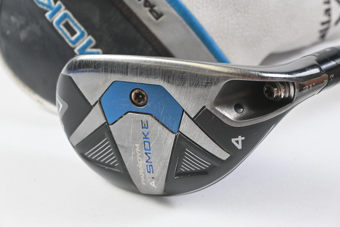 Callaway Paradym Ai Smoke #4 Hybrid / 21 Degree / Regular Flex Tensei AV Blue 70