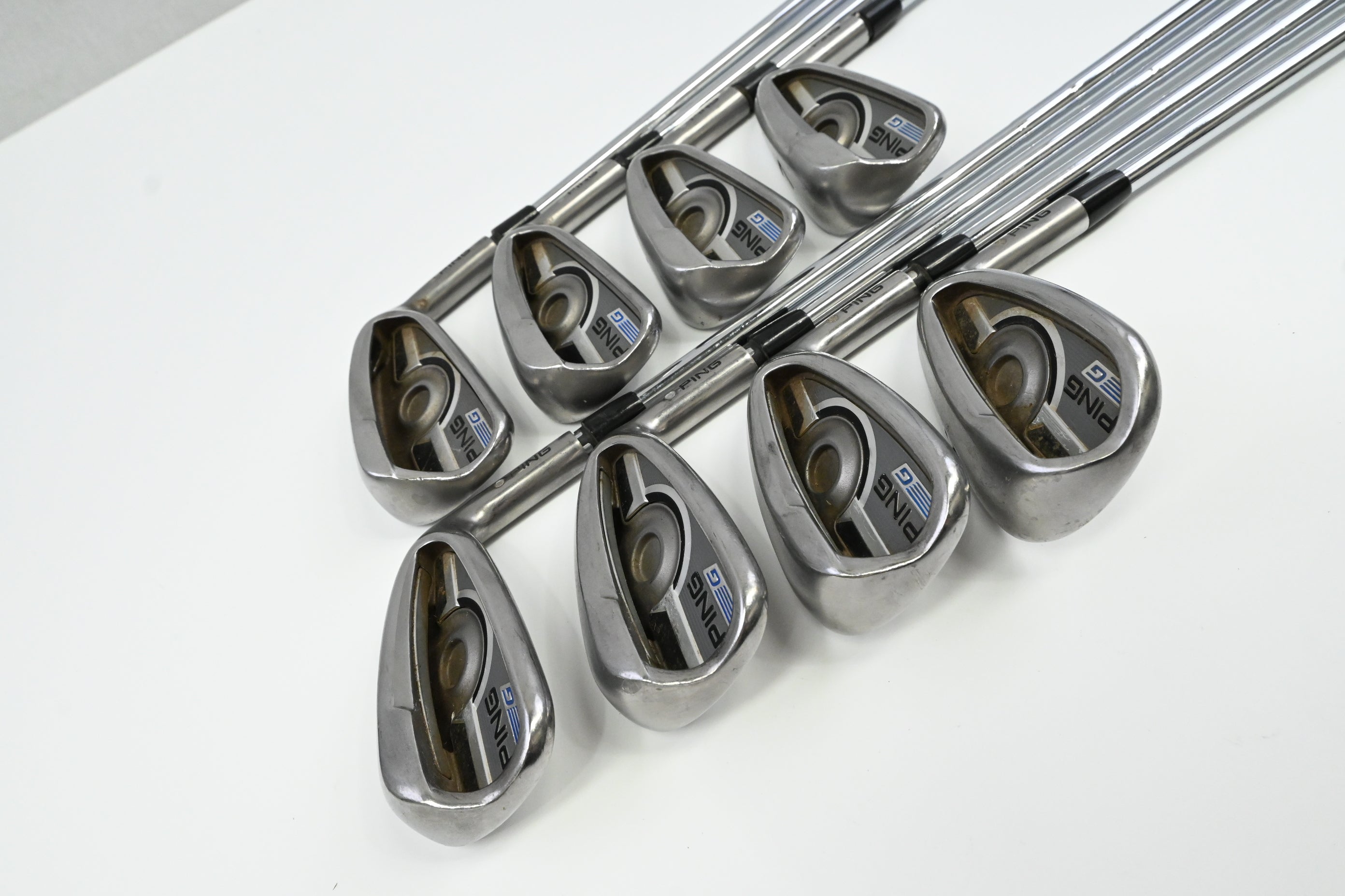 Ping G Series Irons / 4-PW+SW / Silver Dot / Regular Flex Ping CFS Distance