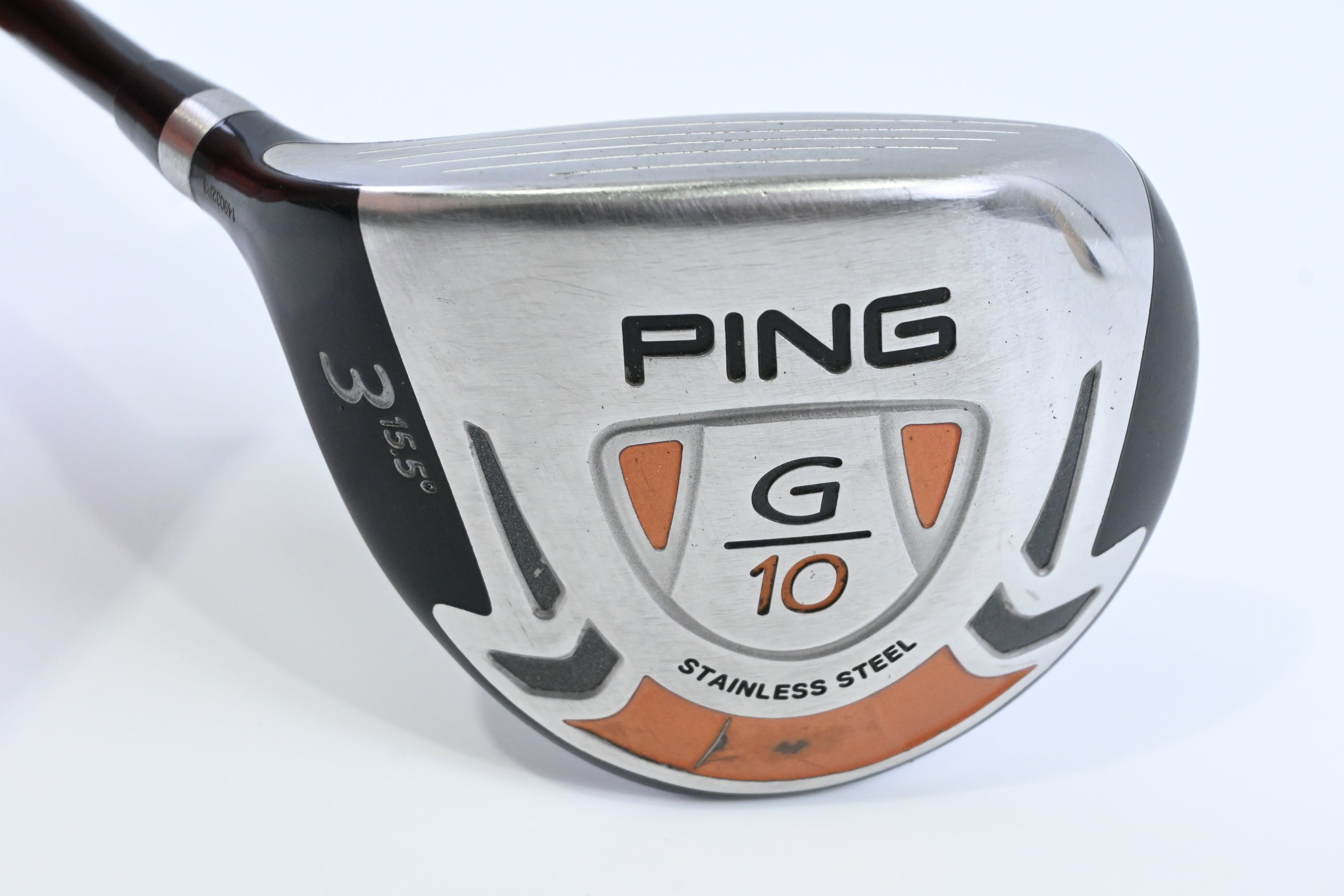 Left Hand Ping G10 #3 Wood / 15.5 Degree / Regular Flex Grafalloy ProLaunch Red