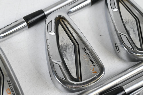 Cobra King Forged Tec Irons / 4-PW / Stiff Flex KBS Tour C-Taper Lite 110 Shafts