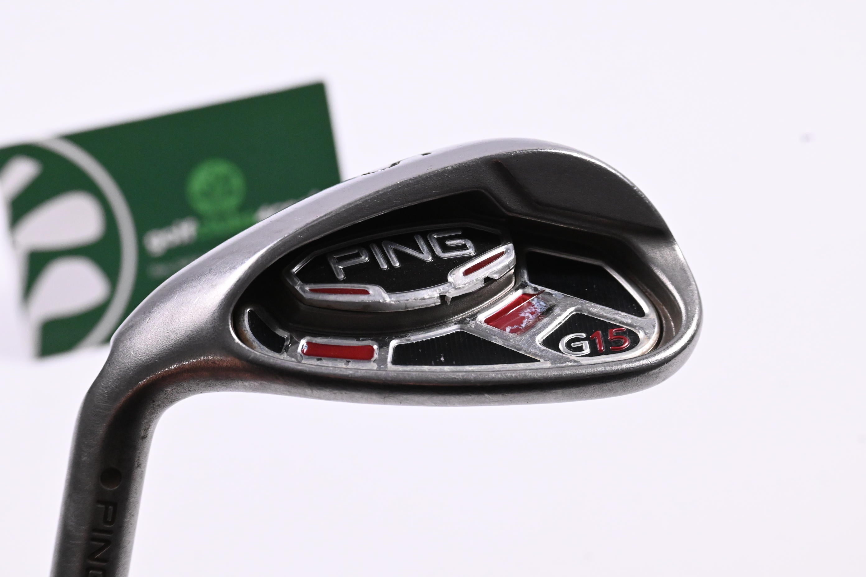 Left Hand Ping G15 Sand Wedge / 54 Degree / Black Dot / Regular Flex Ping AWT