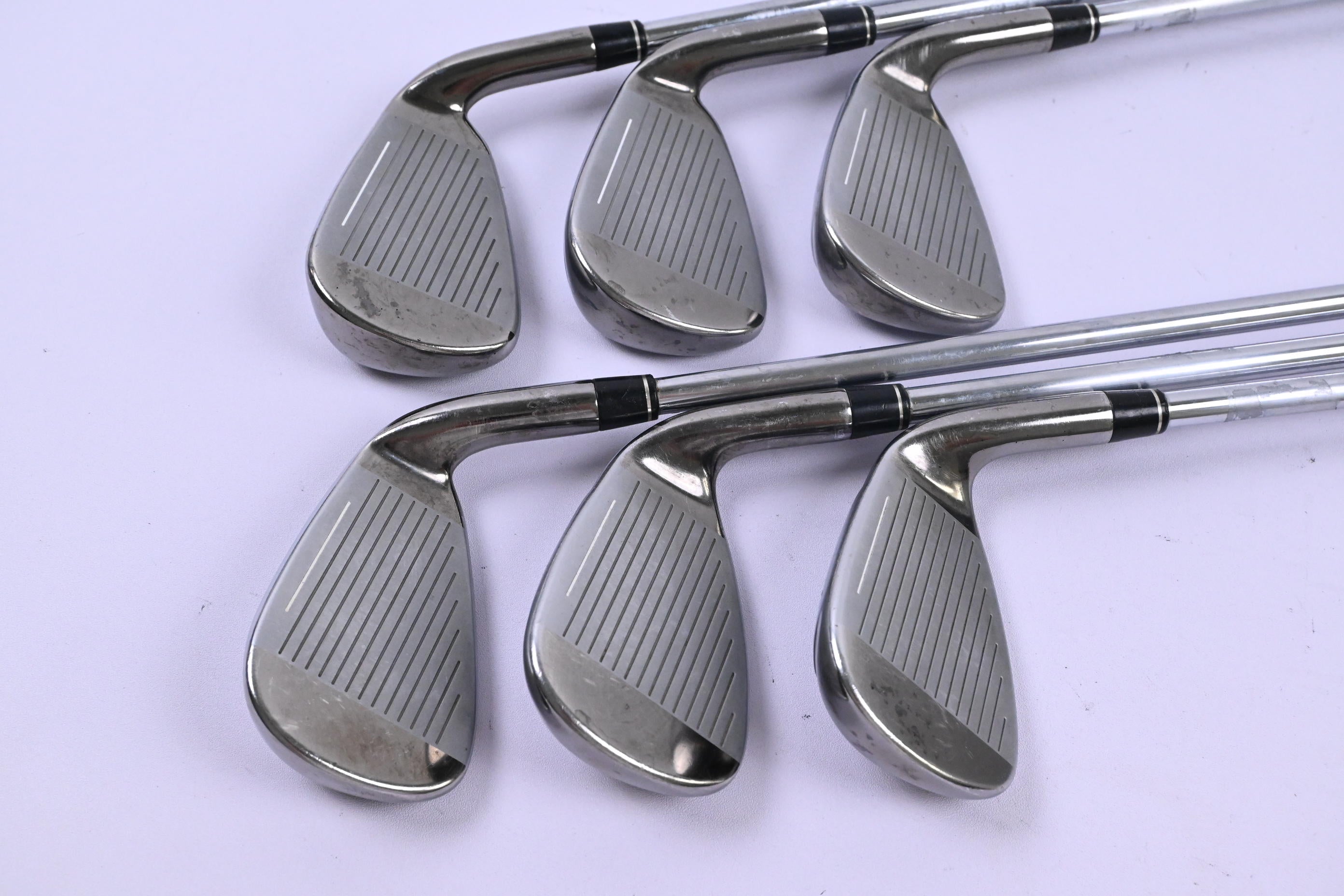 Left Hand Taylormade Burner Irons / 4-9i / Regular Flex Steel Shafts