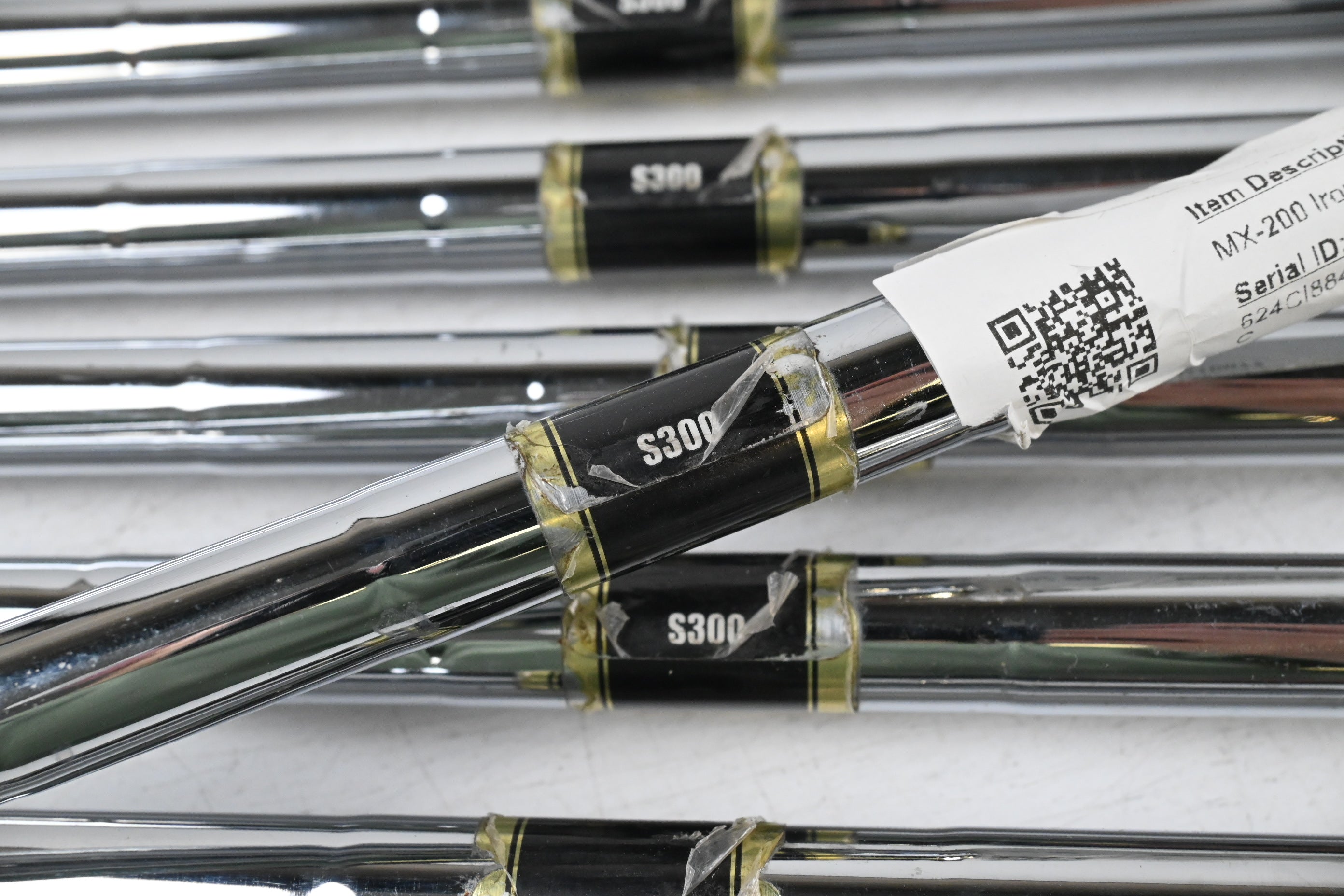 Mizuno MX-200 Irons / 4-PW / Stiff Flex Dynalite Gold XP Shafts