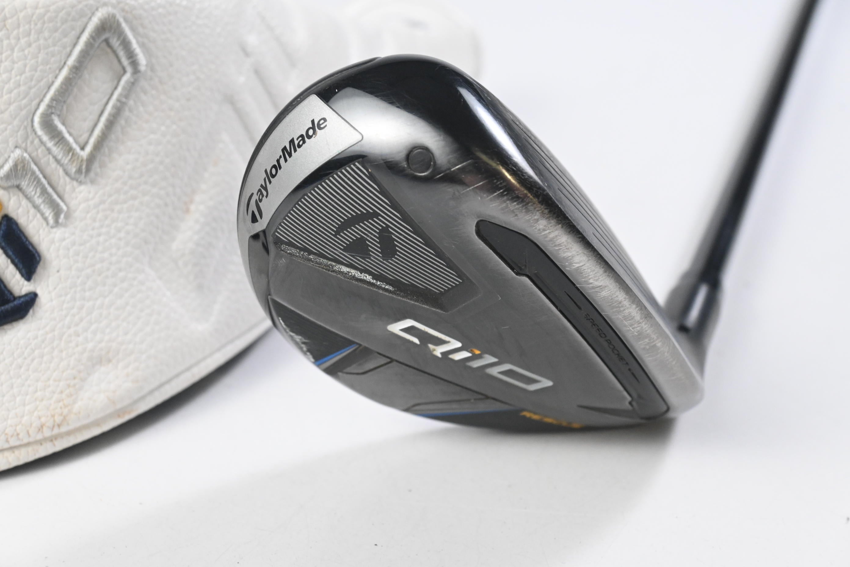 Taylormade Qi10 #4 Hybrid / 22 Degree / Stiff Flex Ventus TR Blue 7 Shaft