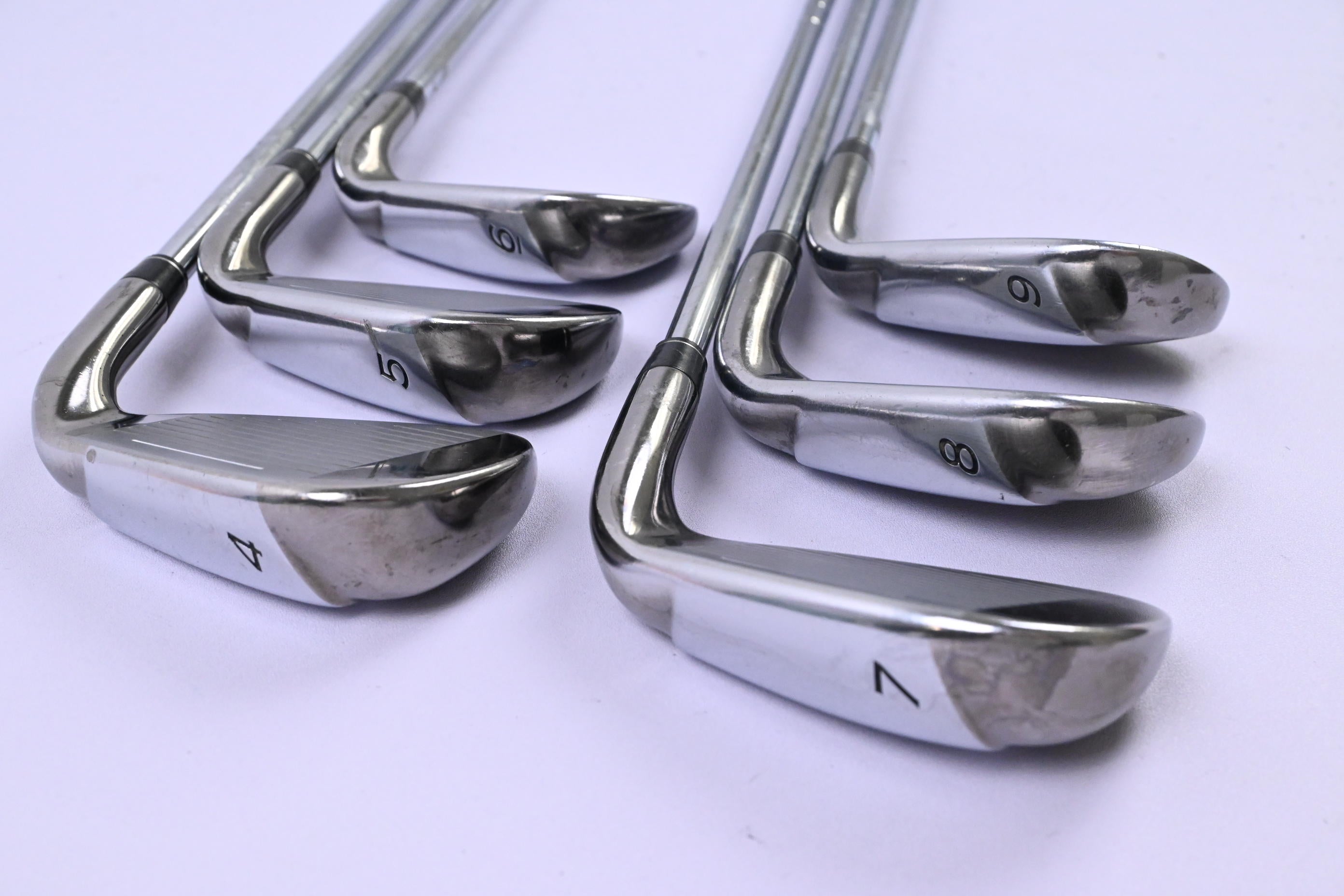 Left Hand Taylormade Burner Irons / 4-9i / Regular Flex Steel Shafts