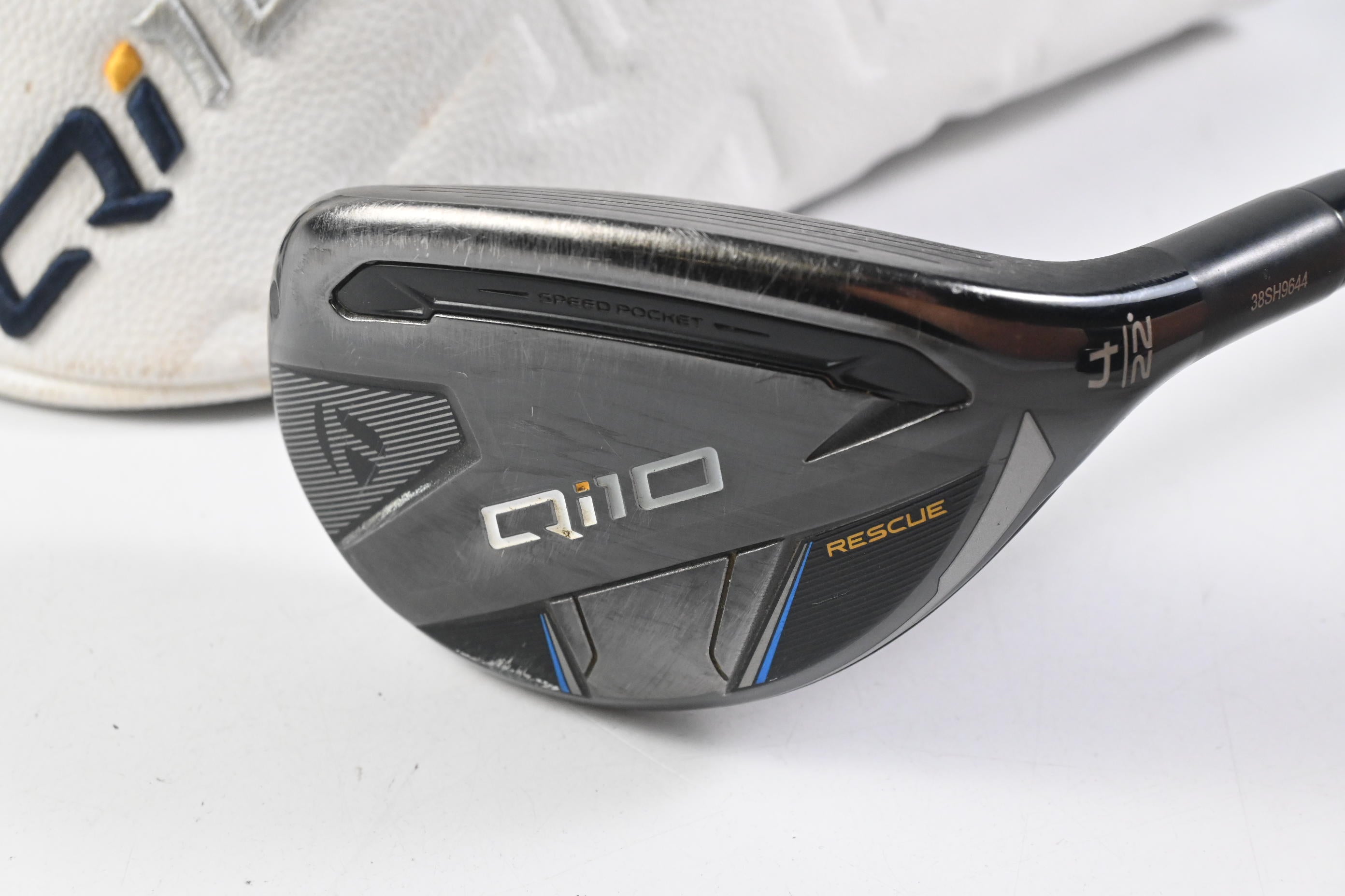 Taylormade Qi10 #4 Hybrid / 22 Degree / Stiff Flex Ventus TR Blue 7 Shaft