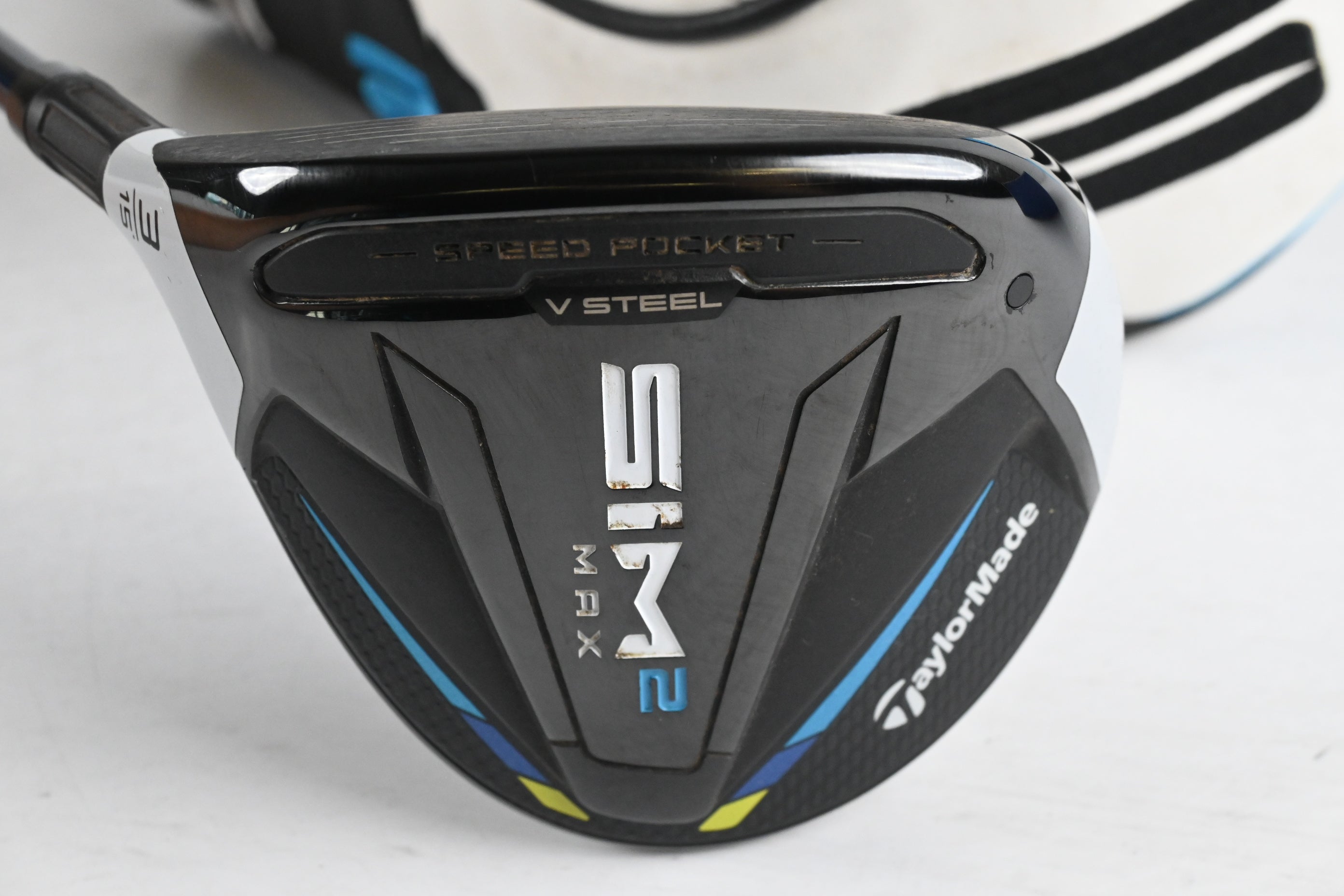 Left Hand Taylormade SIM2 Max #3 Wood / 15 Degree / Regular Flex Ventus Blue 5