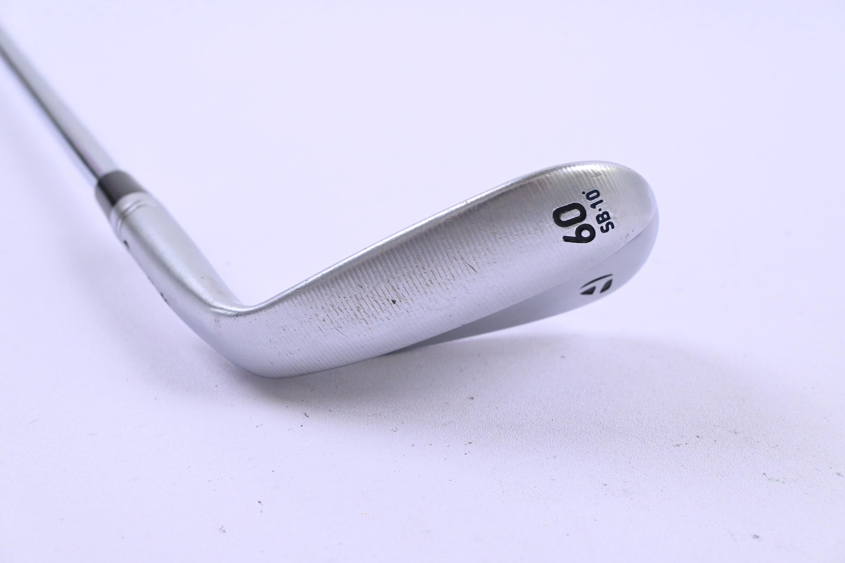 Left Hand Taylormade Milled Grind 3 Chrome Lob Wedge / 60 Degree / Stiff Flex