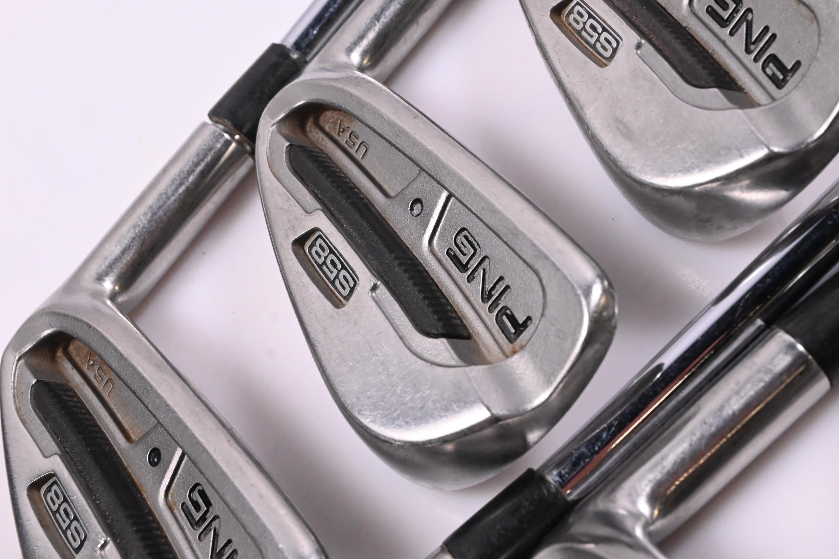 Ping S58 Irons / 5-PW / Black Dot / Stiff Flex Steel Shafts