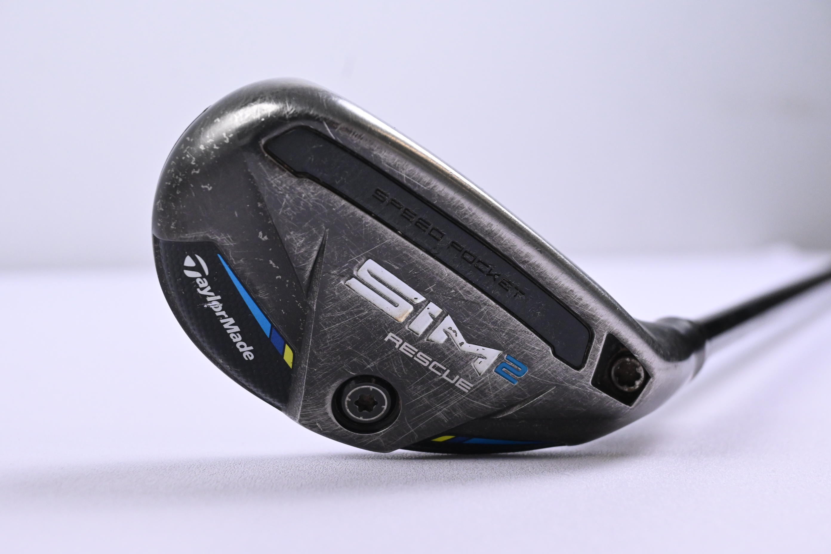 Taylormade SIM2 #2 Hybrid / 17 Degree / Stiff Flex Tensei AV Raw Blue 80 Shaft