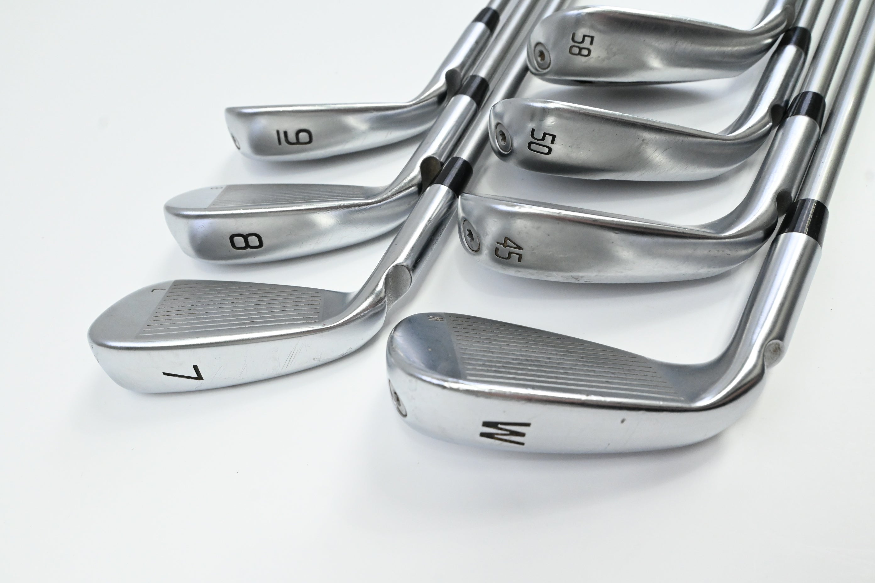 Ping G430 Irons / 7-PW+45°+50°+58° / Red Dot / Senior Flex Ping Alta Quick 35