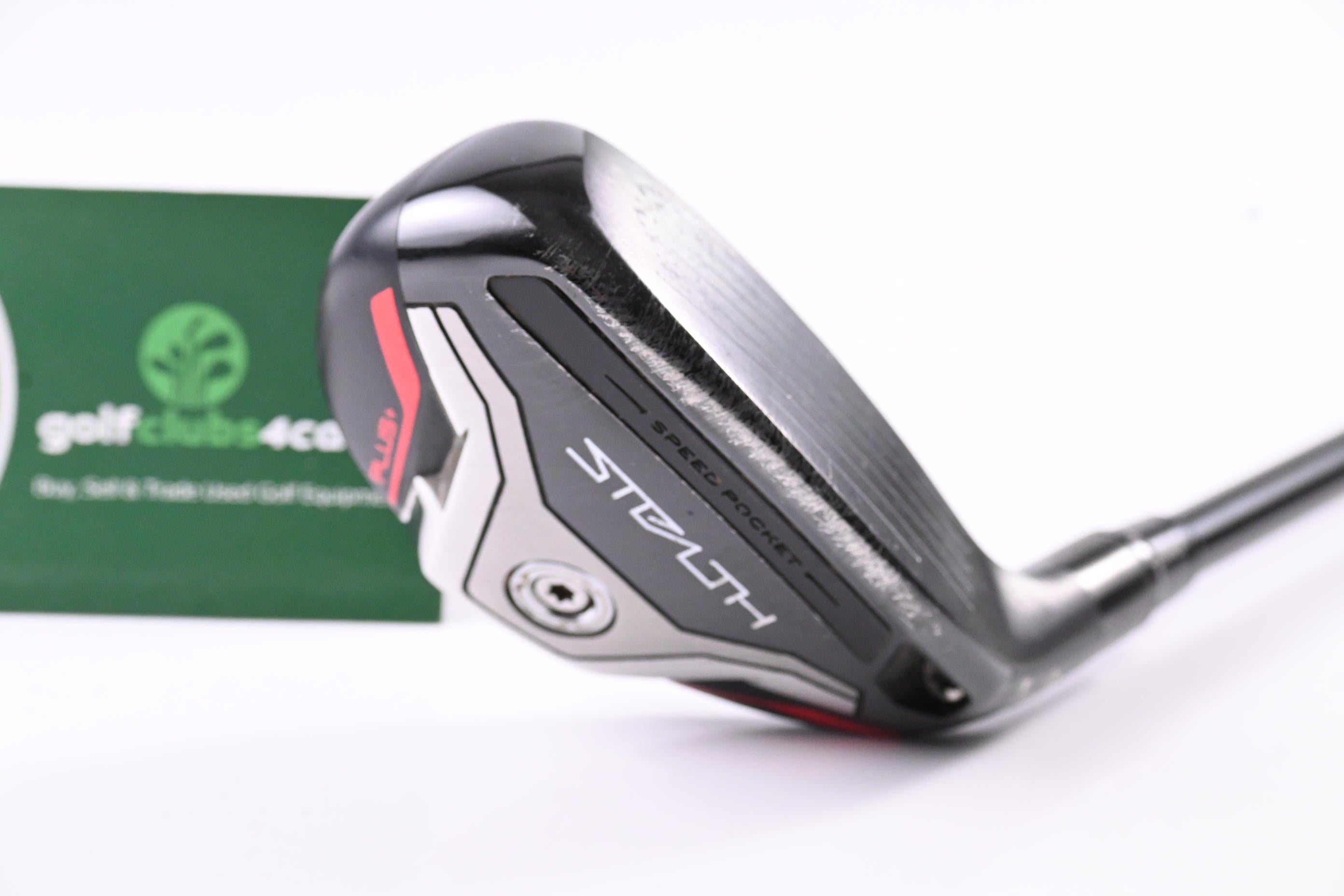 Taylormade Stealth Plus #3 Hybrid / 19.5 Degree / Stiff Flex Hzrdus Smoke Red