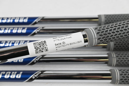 Taylormade P770 2024 Irons / 6-PW+GW / Regular+ Flex Project X Rifle Shafts