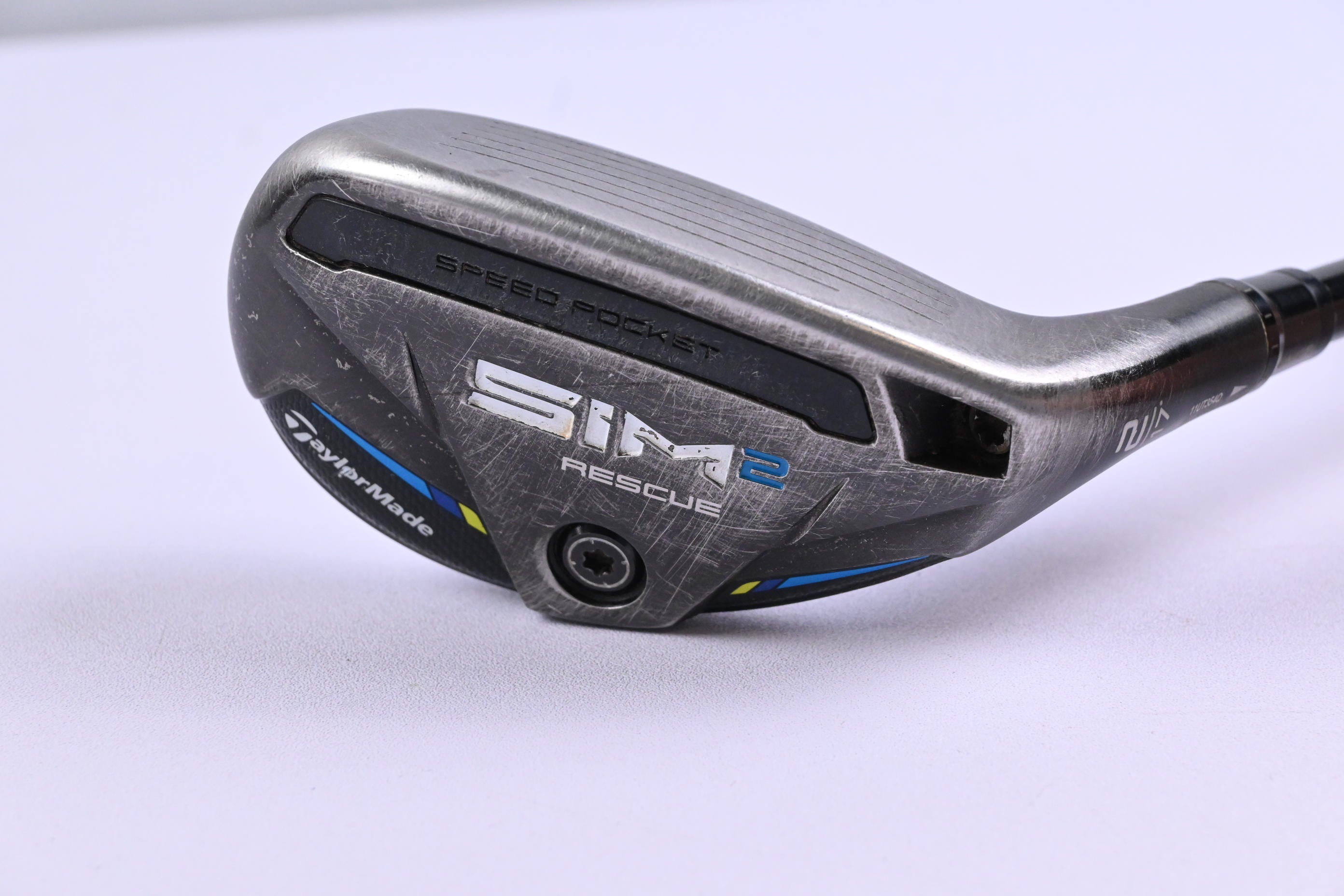 Taylormade SIM2 #2 Hybrid / 17 Degree / Stiff Flex Tensei AV Raw Blue 80 Shaft