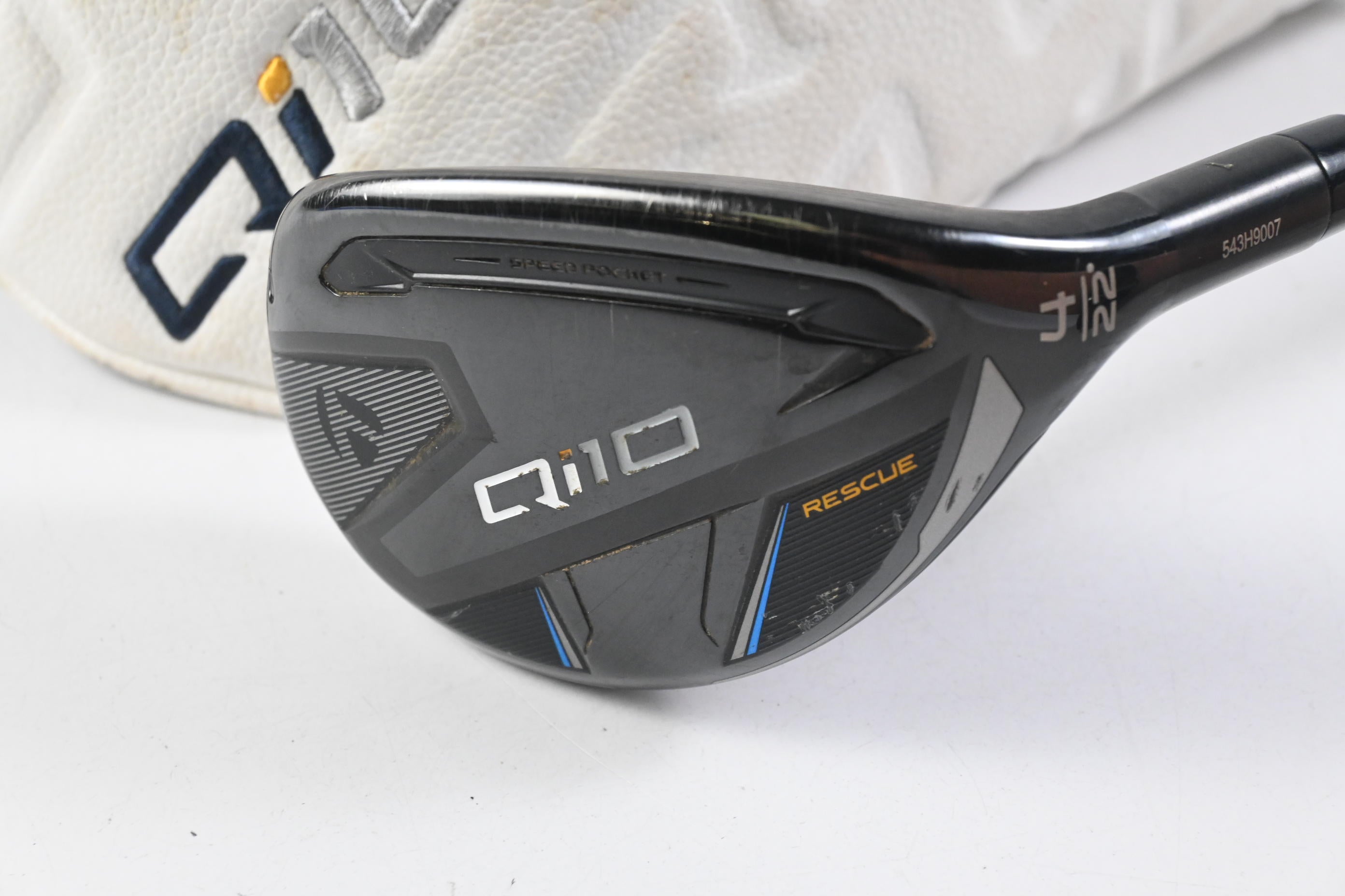 Taylormade Qi10 #4 Hybrid / 22 Degree / Regular Flex Ventus TR Blue 6 Shaft
