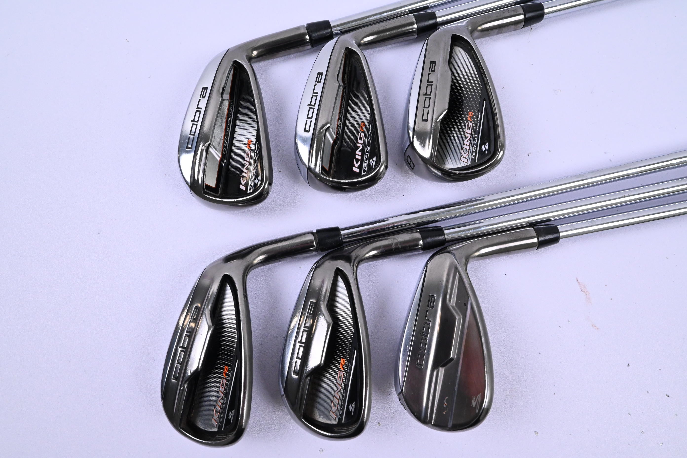 Cobra King F6 Irons / 6-PW+SW / Regular Flex Cobra King Shafts